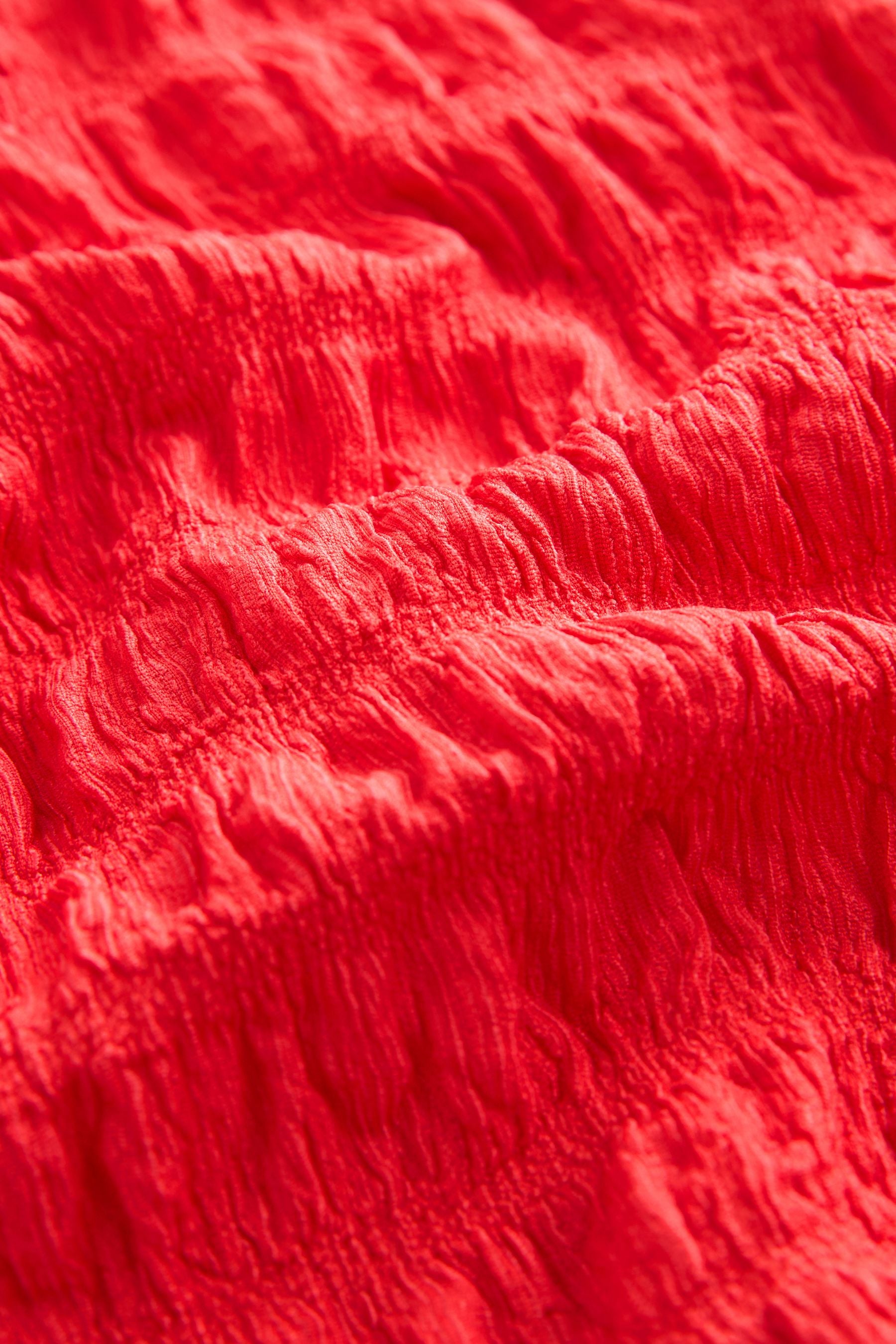 Red Textured Top (3-16yrs)