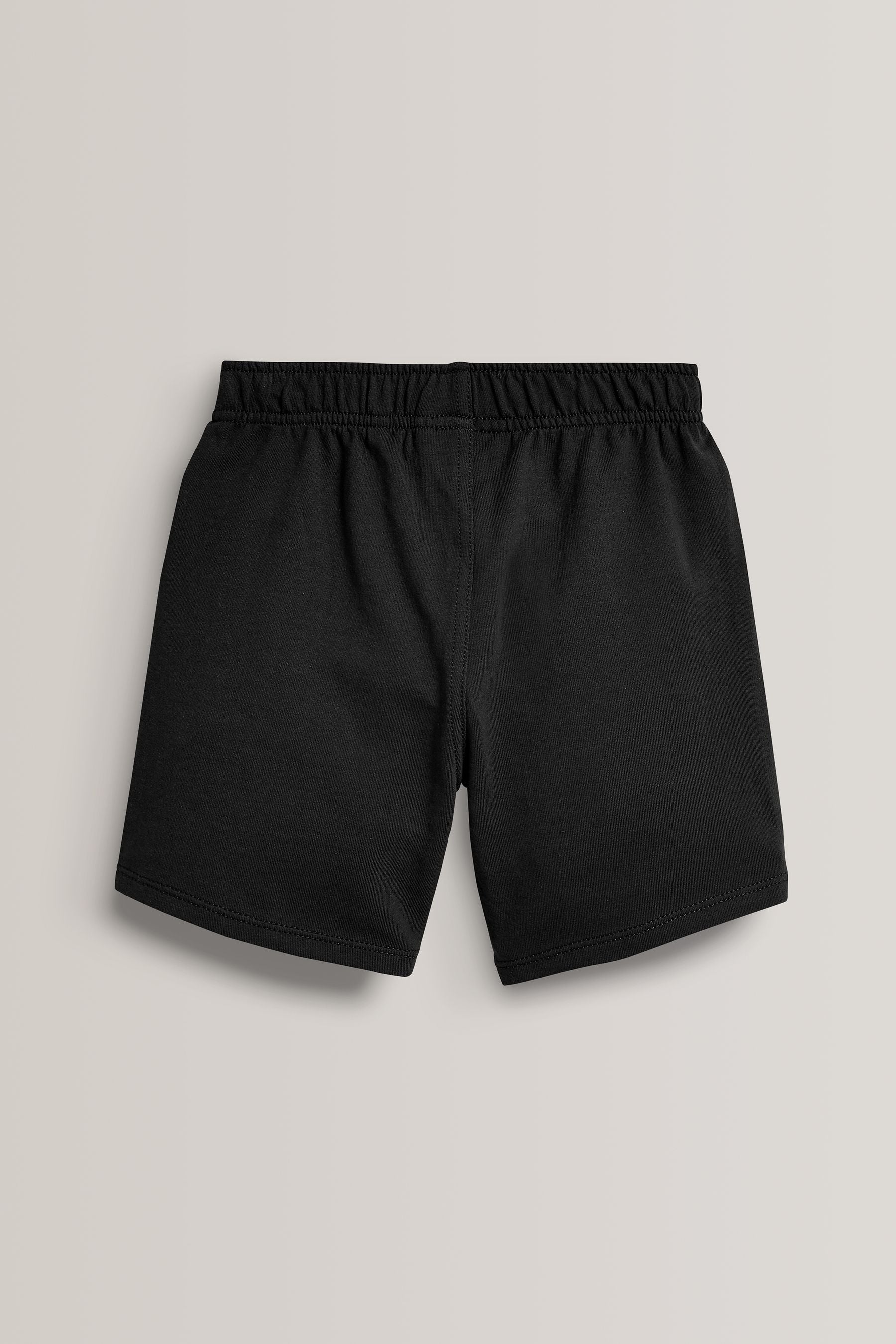 Black 100% Cotton Jersey School Shorts (3-16yrs)