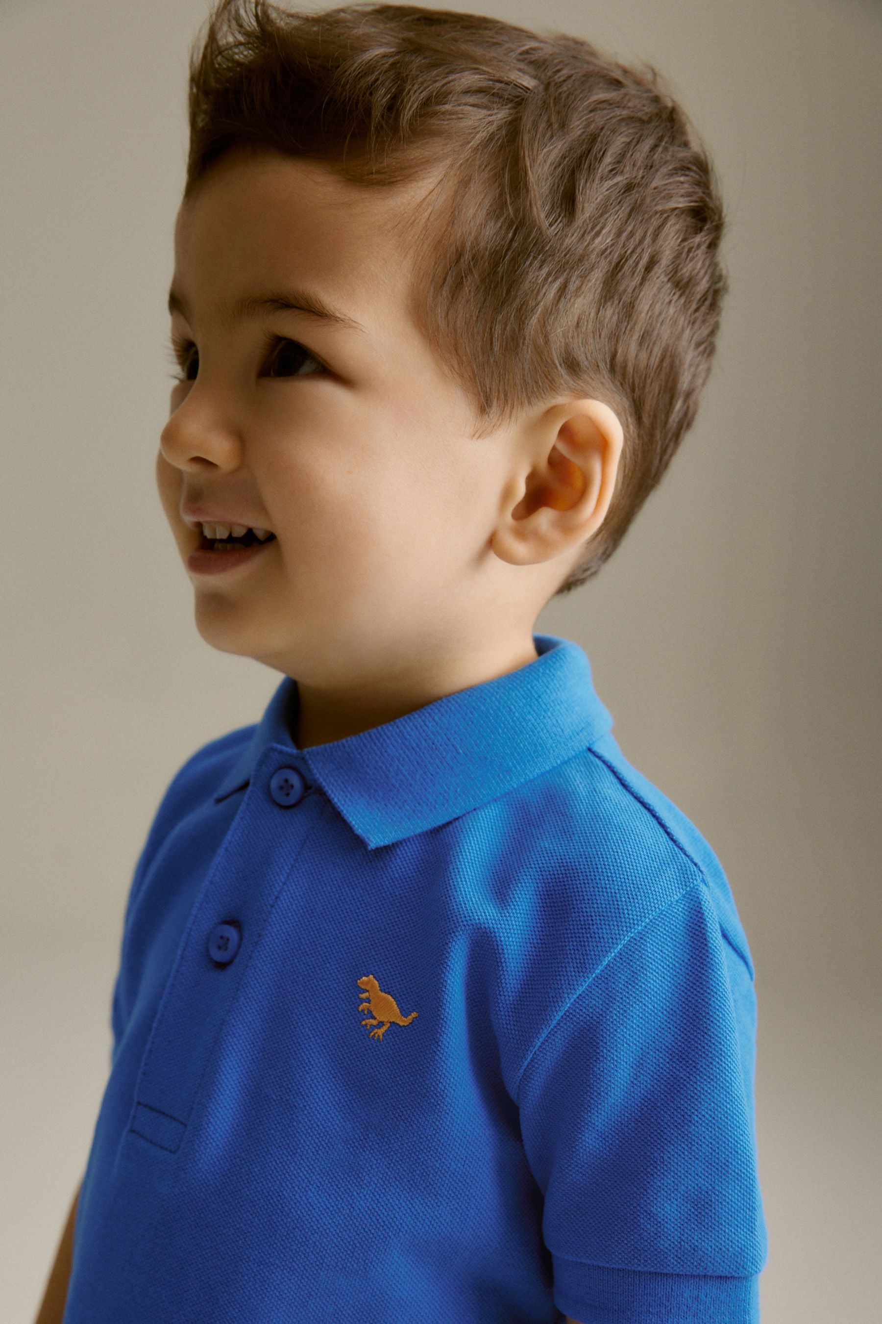 Blue Short Sleeve Polo and Shorts Set (3mths-7yrs)