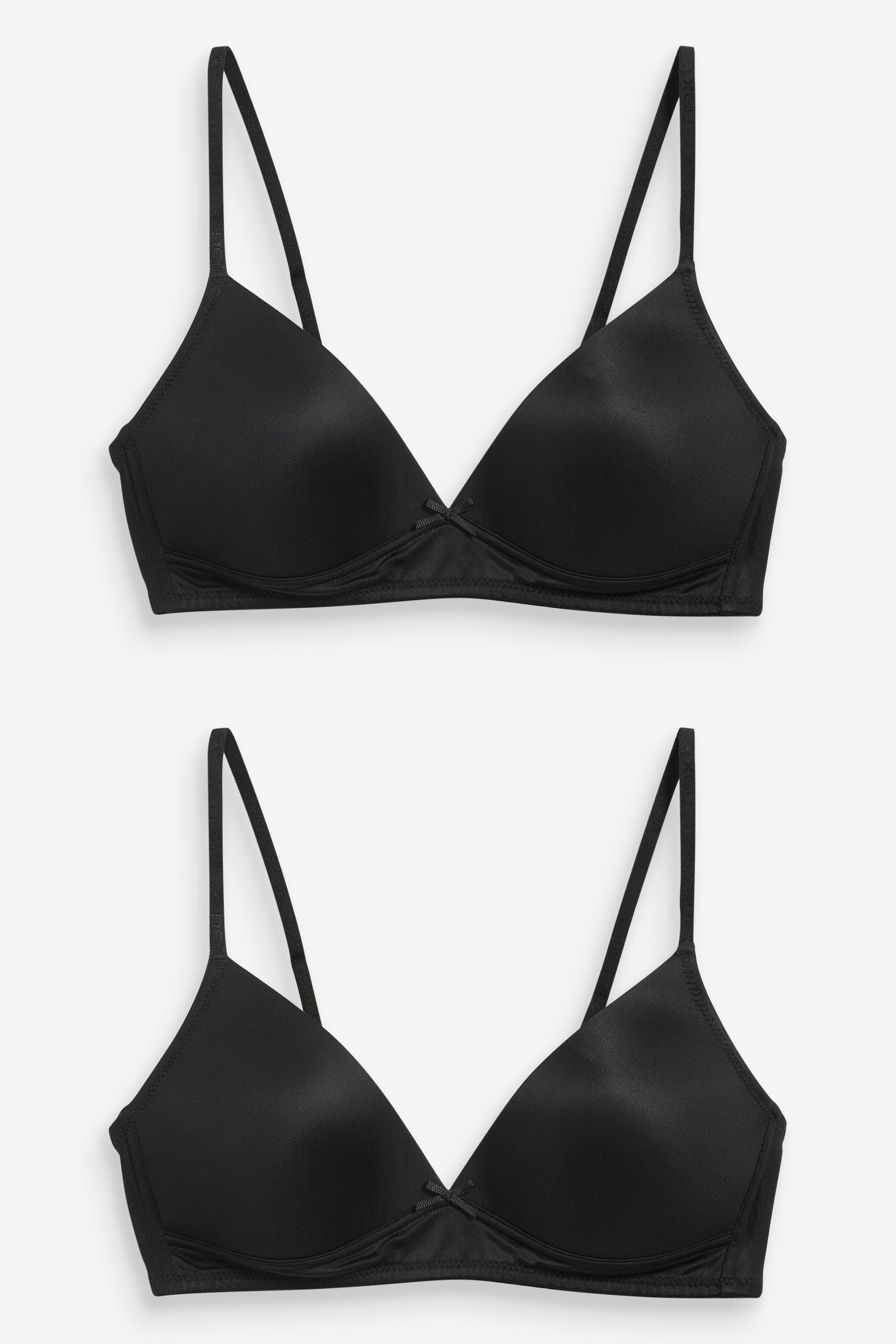 Black Trainer Bras 2 Pack