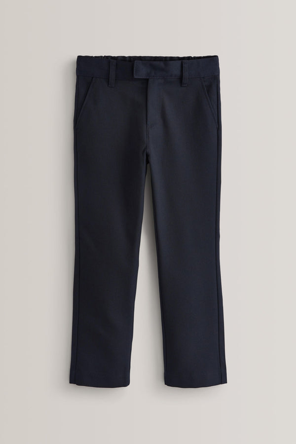 Navy Slim Waist School Formal Slim Trousers (3-17yrs)