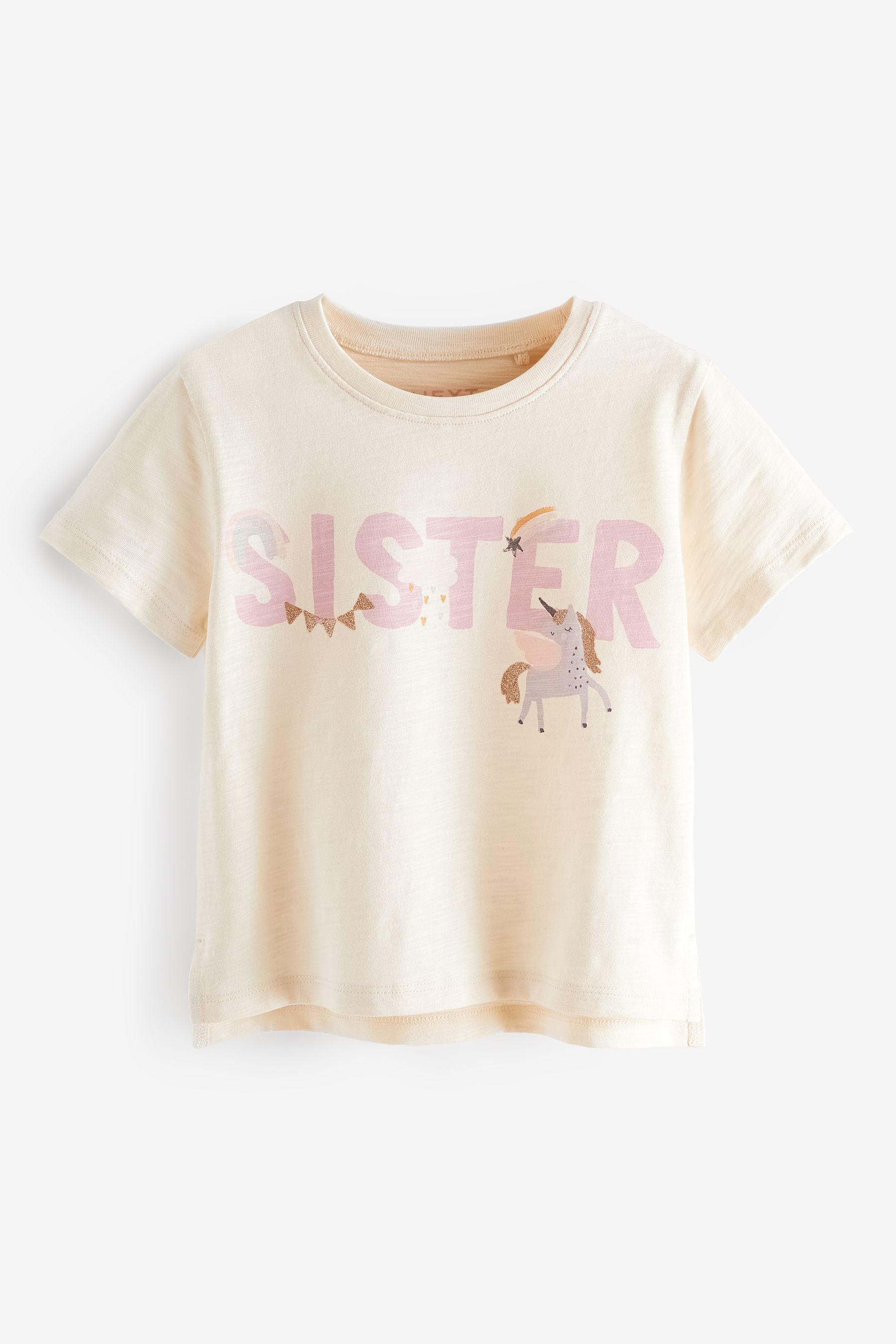 Ecru Sister 100% Cotton T-Shirt (3mths-7yrs)