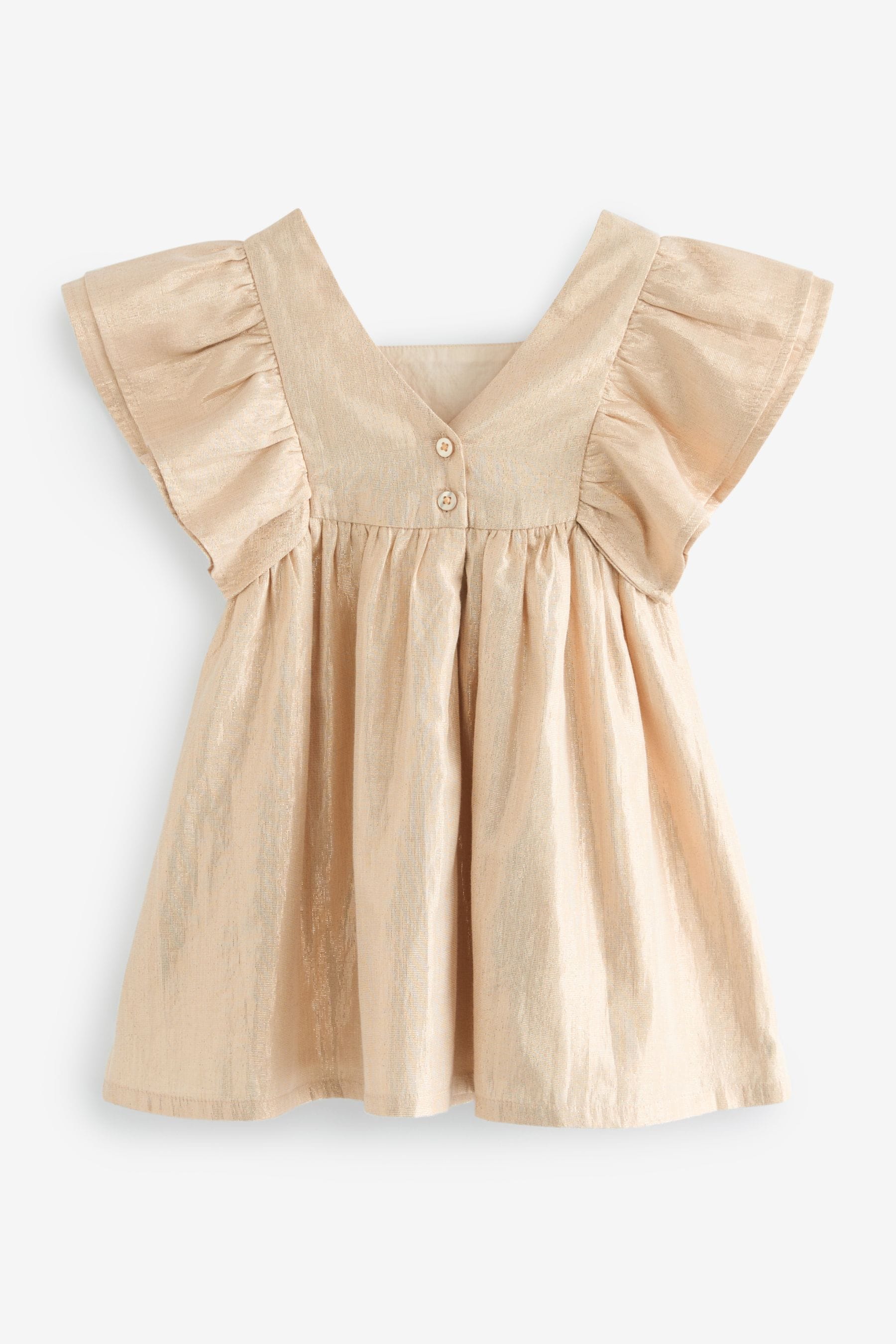 Gold Shimmer Party Dress (3mths-8yrs)