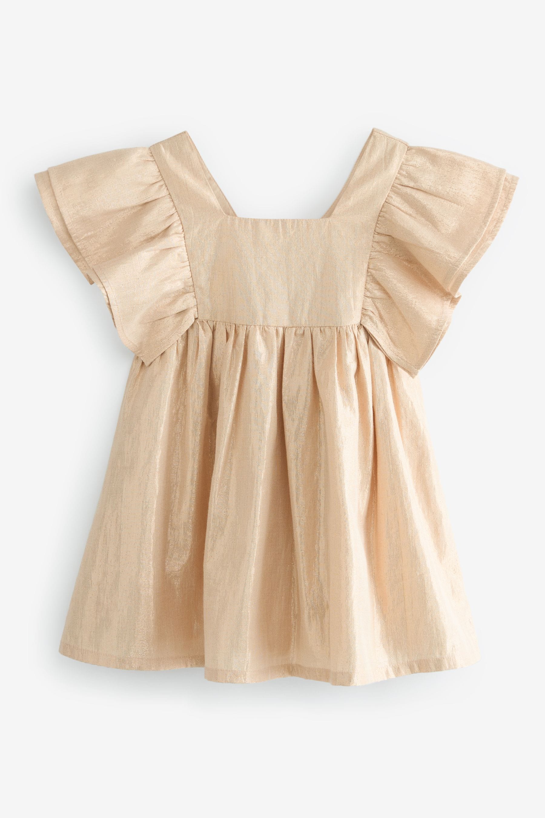 Gold Shimmer Party Dress (3mths-8yrs)