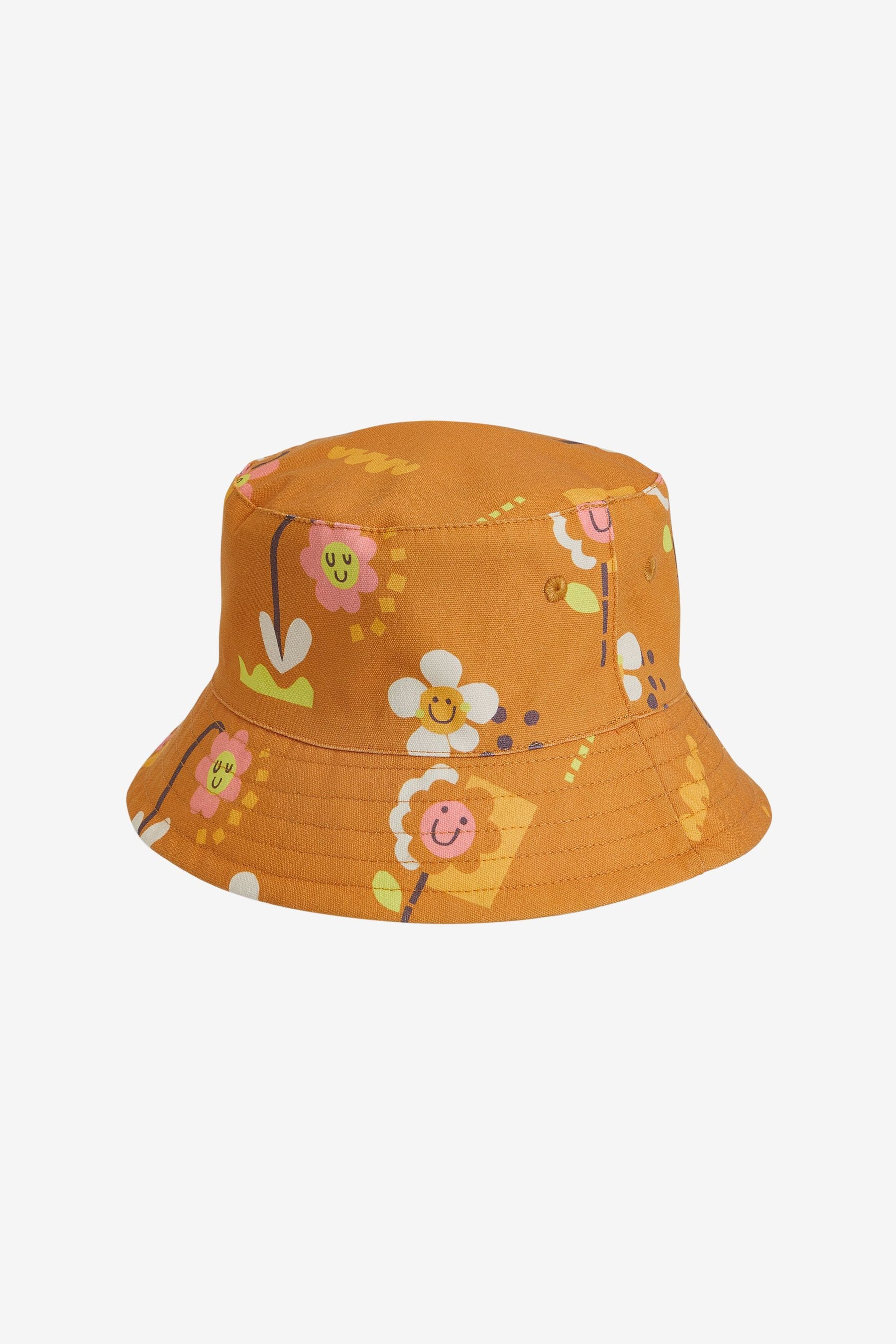 Rust Floral Bucket Hat (3mths-16yrs)