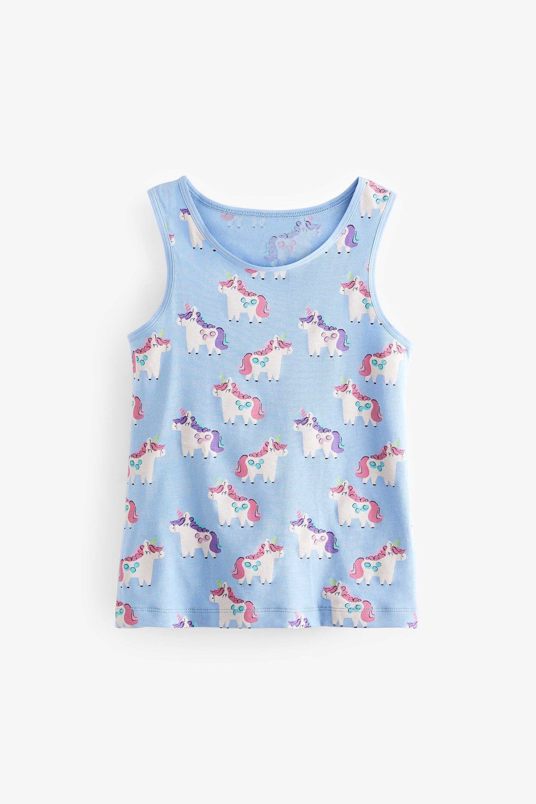 Multi Unicorn Vest 3 Pack (3-16yrs)