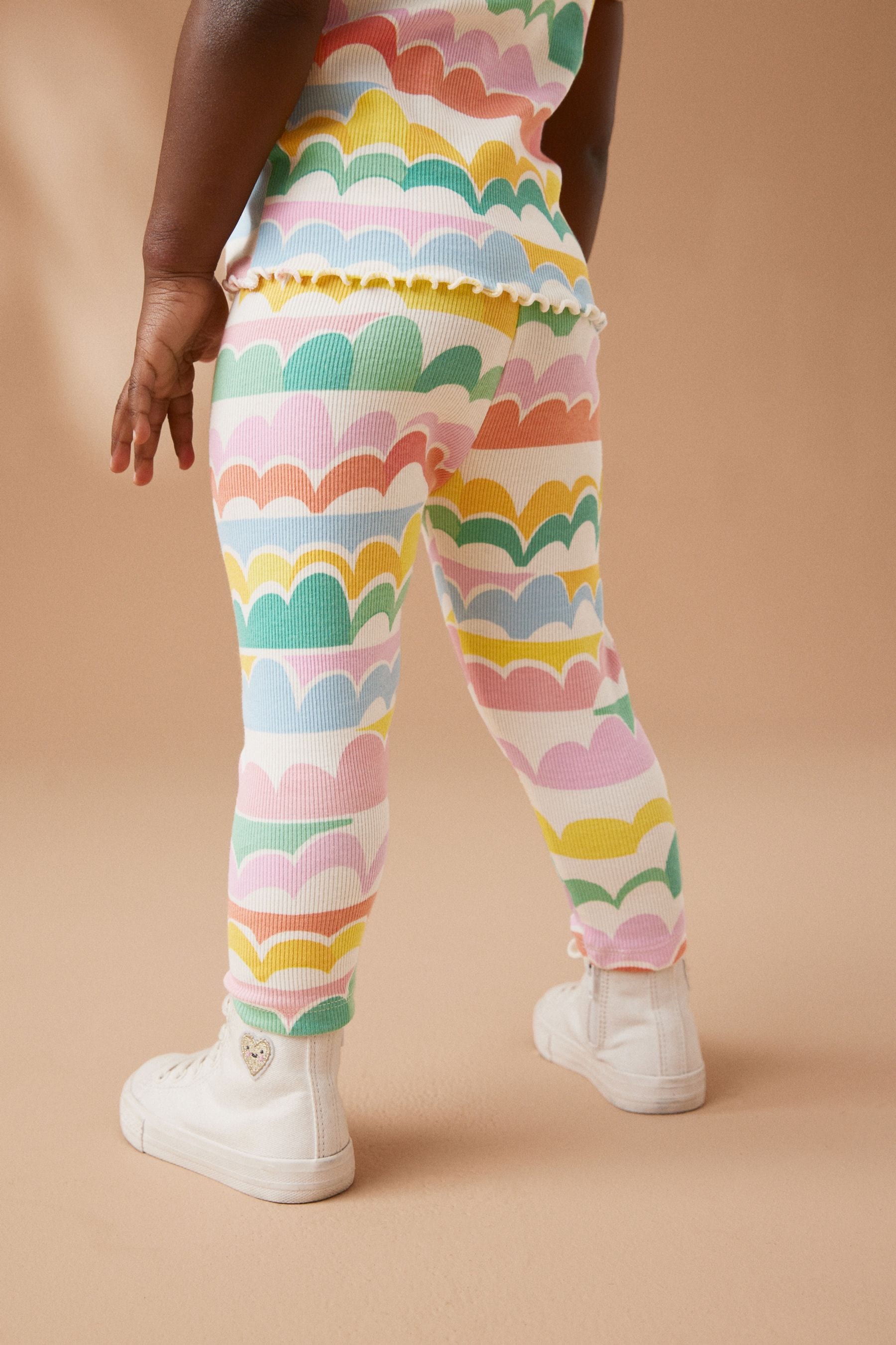 Rainbow Rib Jersey Leggings (3mths-7yrs)