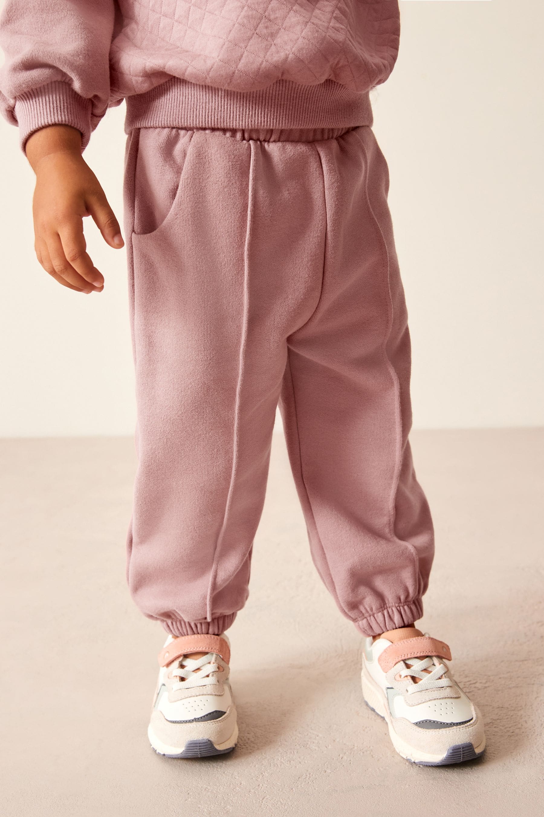 Pink Half Zip Sweatshirt and Joggers Set (3mths-7yrs)