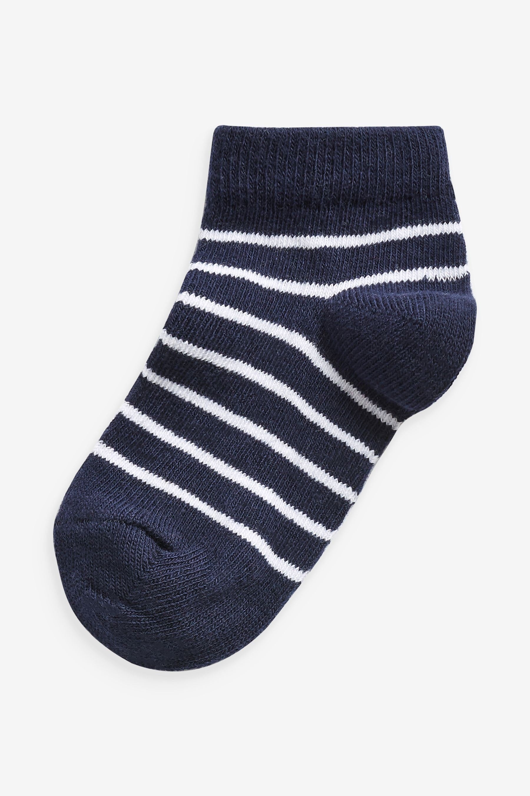 Blue Cotton Rich Trainer Socks 7 Pack