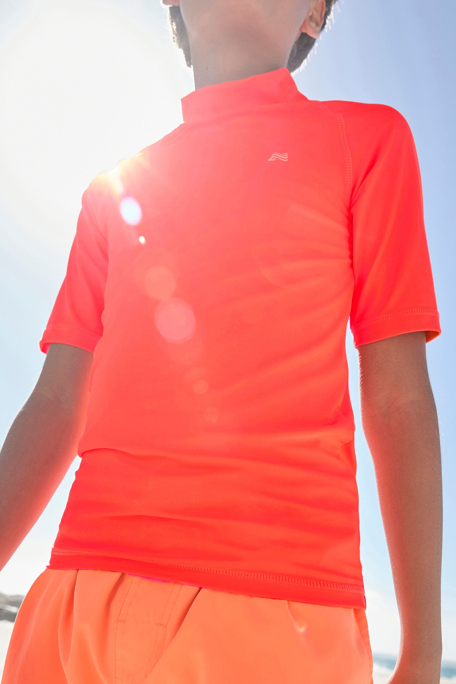 Orange Sunsafe Rash Vest (1.5-16yrs)