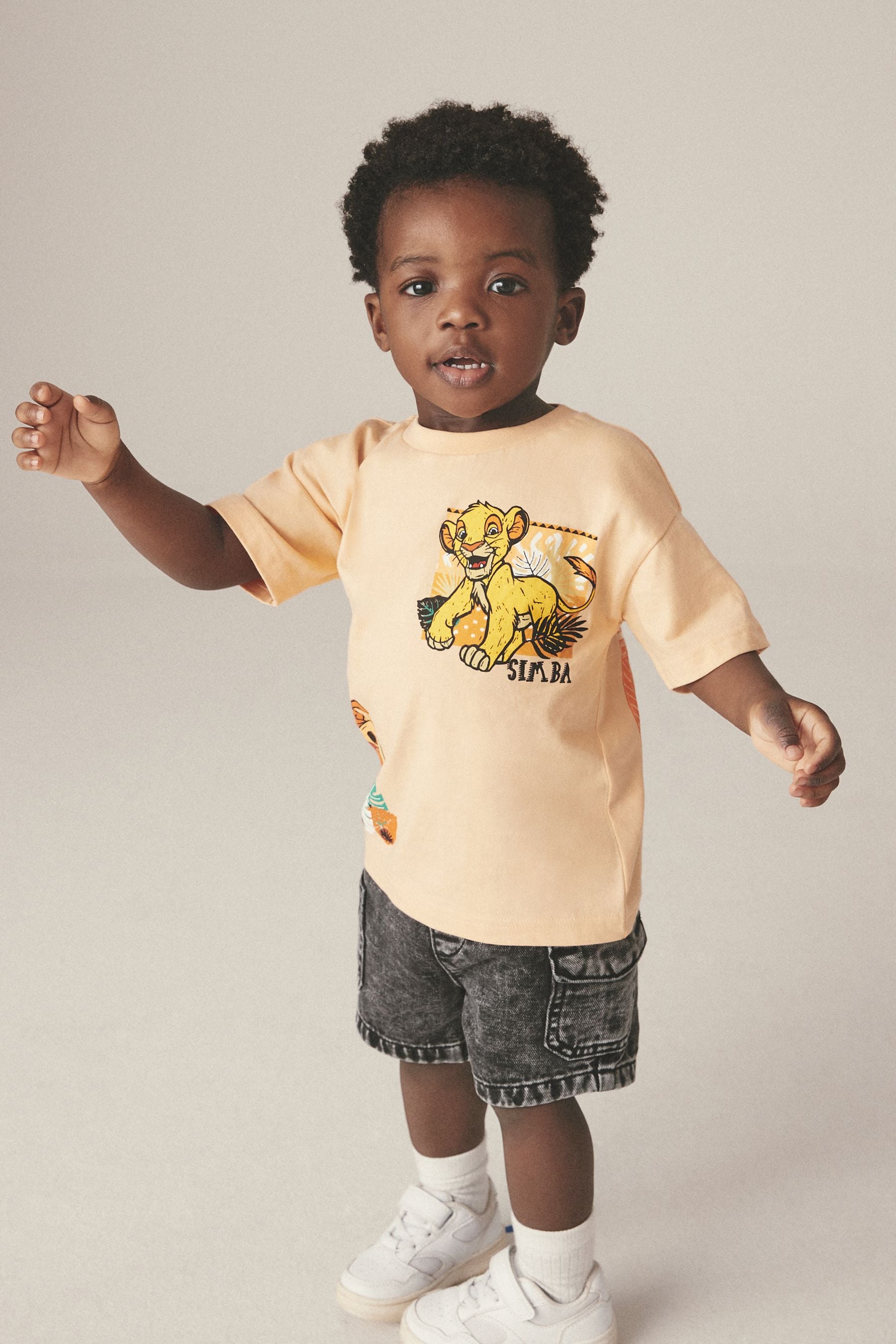 Orange Lion King Short Sleeve T-Shirt (6mths-8yrs)