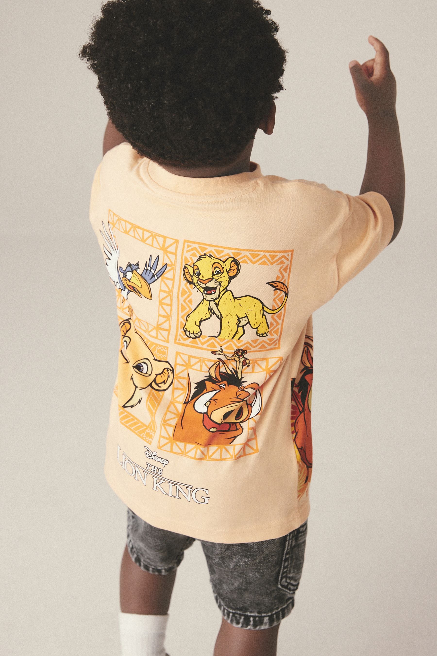 Orange Lion King Short Sleeve T-Shirt (6mths-8yrs)