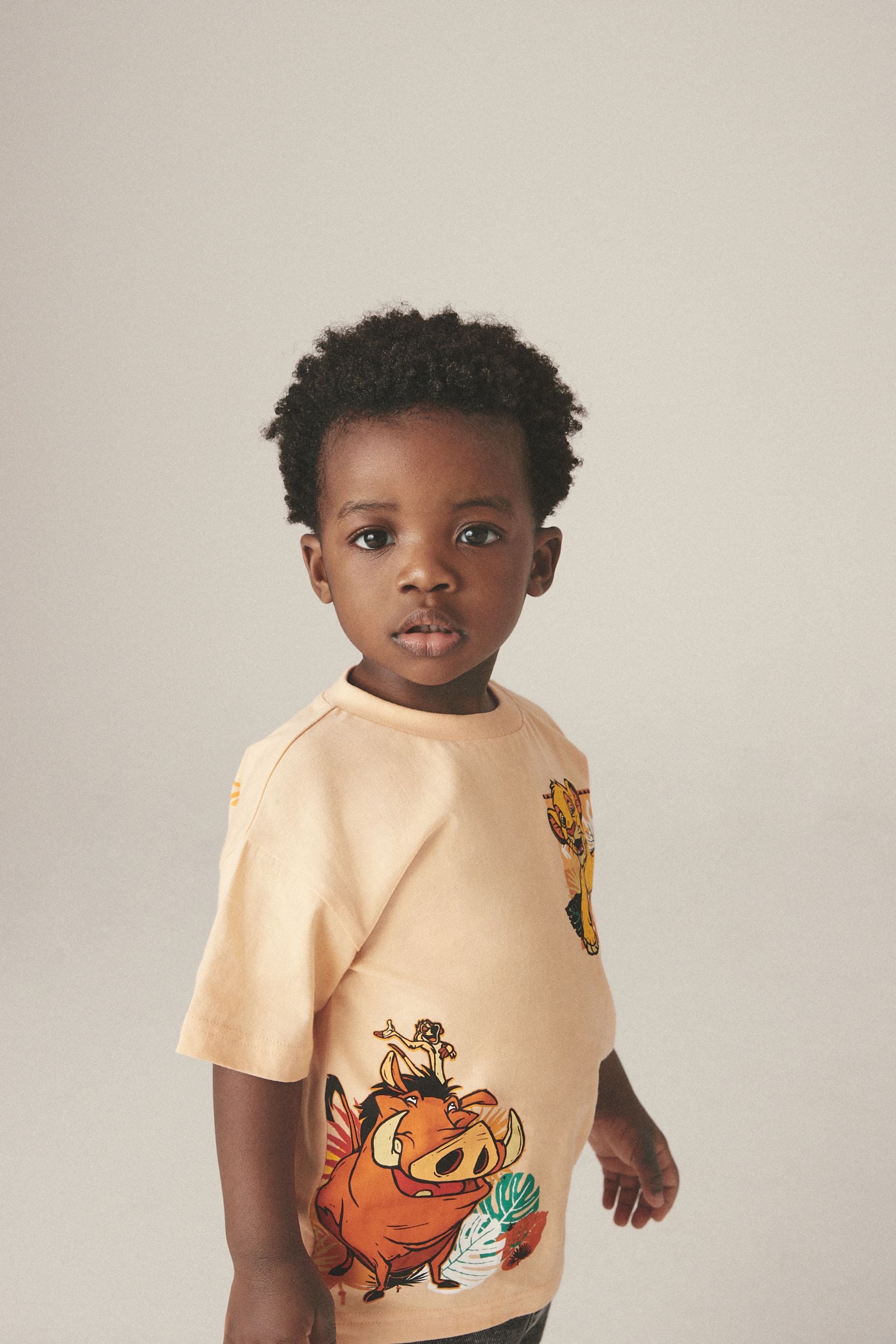 Orange Lion King Short Sleeve T-Shirt (6mths-8yrs)