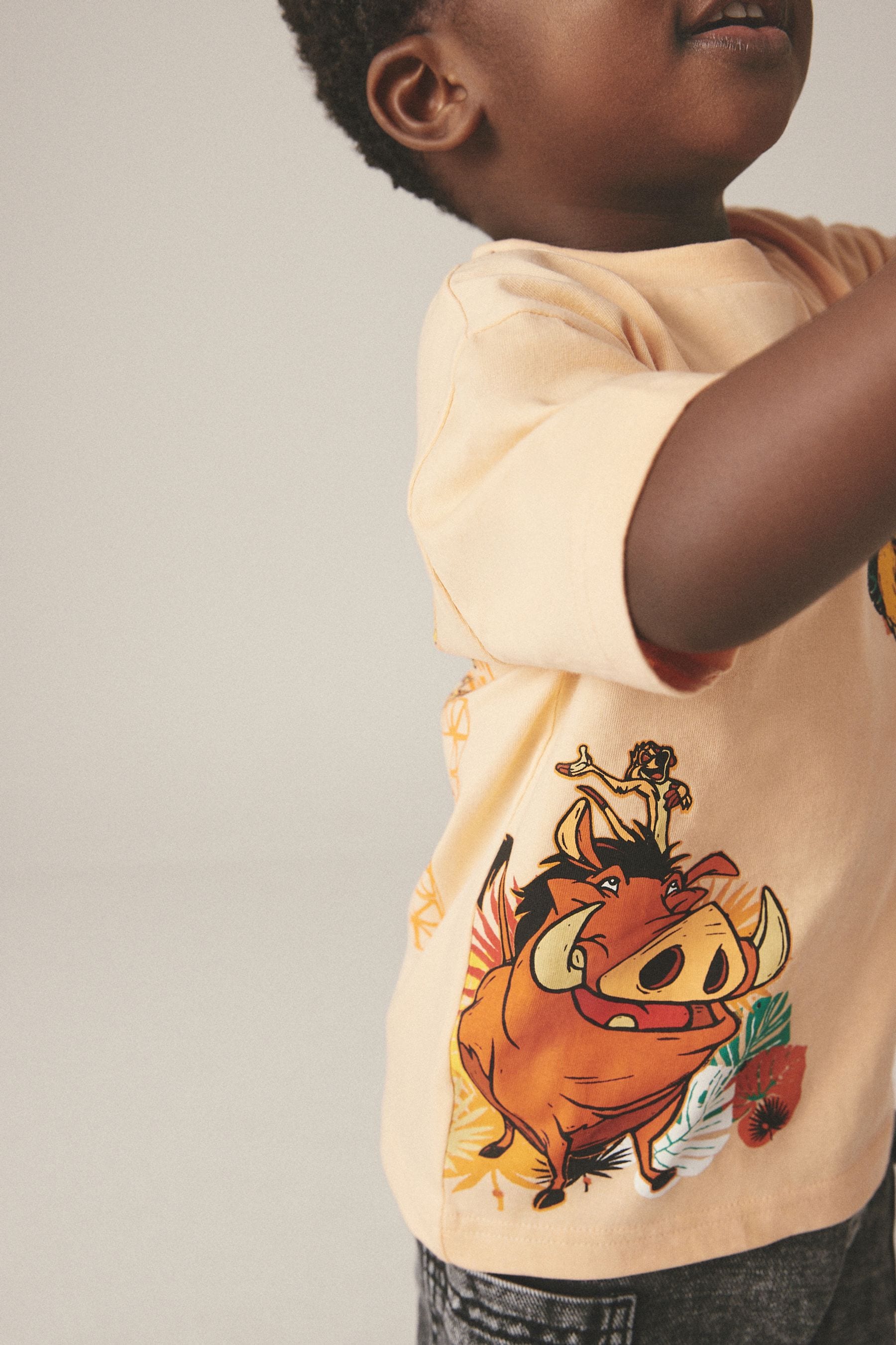 Orange Lion King Short Sleeve T-Shirt (6mths-8yrs)