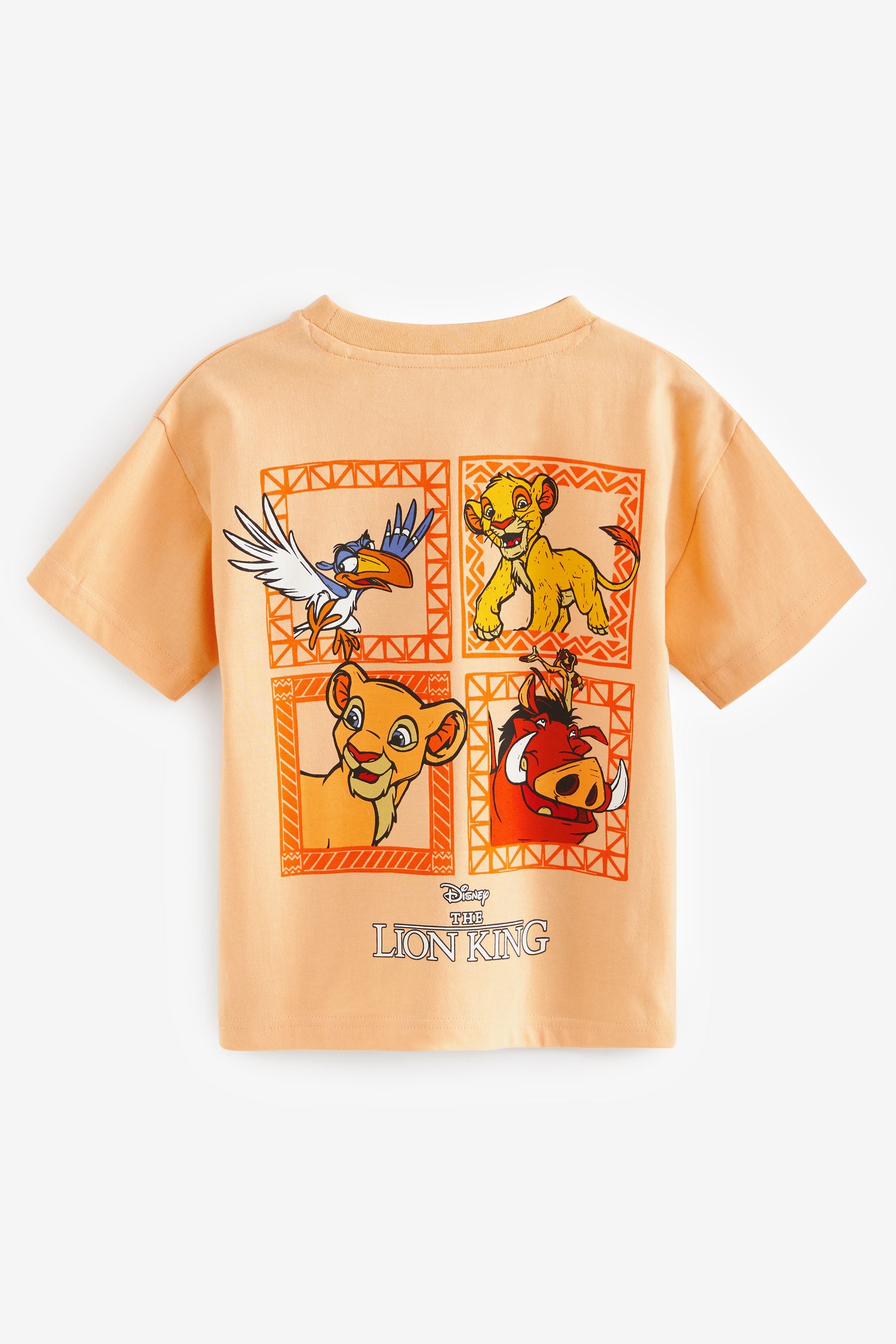 Orange 100% Cotton Lion King Short Sleeve T-Shirt (6mths-8yrs)