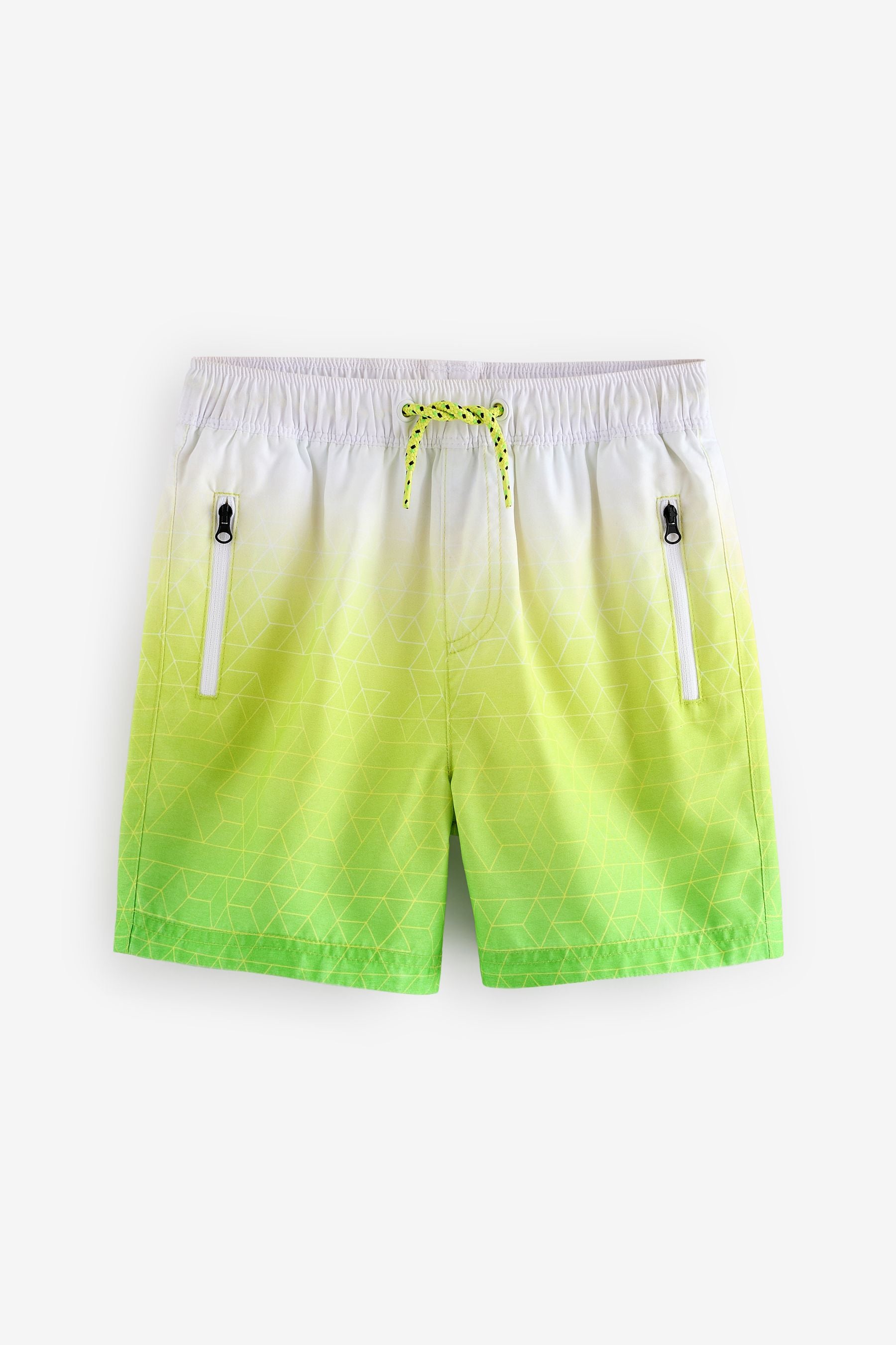 Green Dip Dye Swim Shorts (3-16yrs)