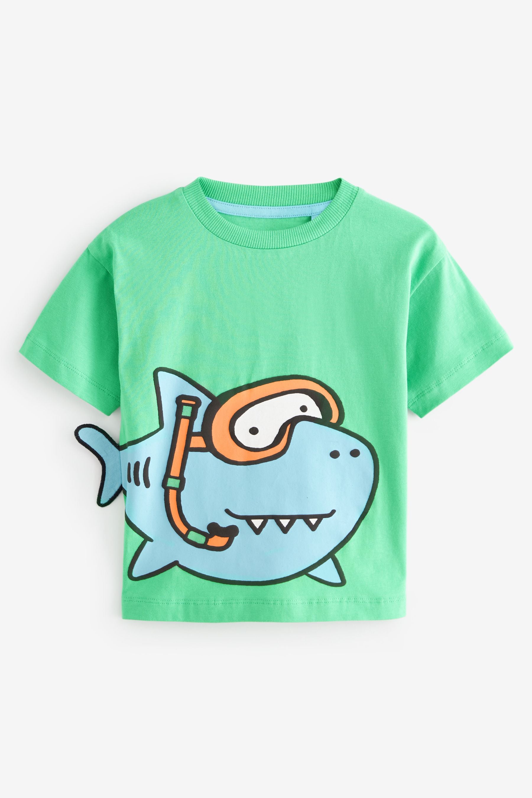 Blue/Green Short Sleeve Character T-Shirts 3 Pack (3mths-7yrs)