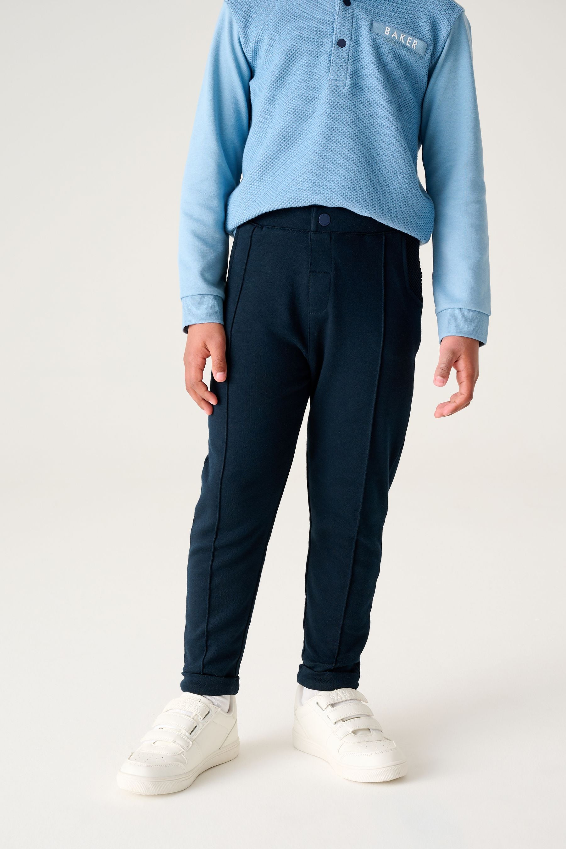 Baker by Ted Baker Textured Polo Shirt and Trousers Set