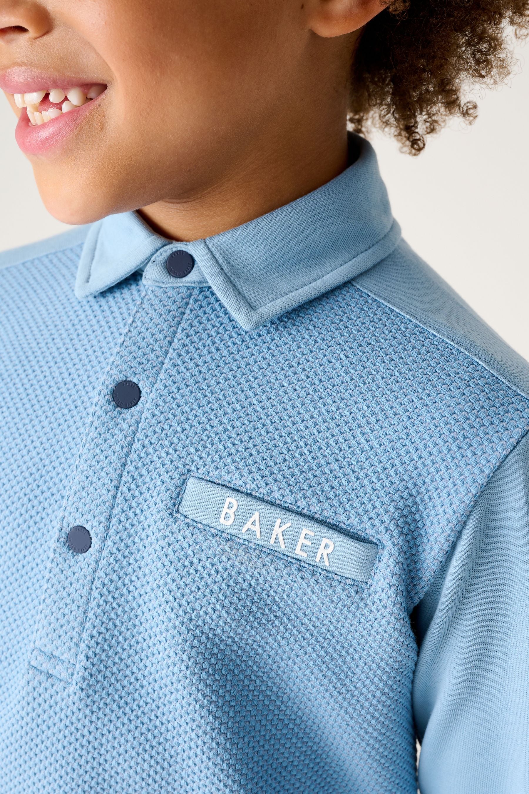 Baker by Ted Baker Textured Polo Shirt and Trousers Set