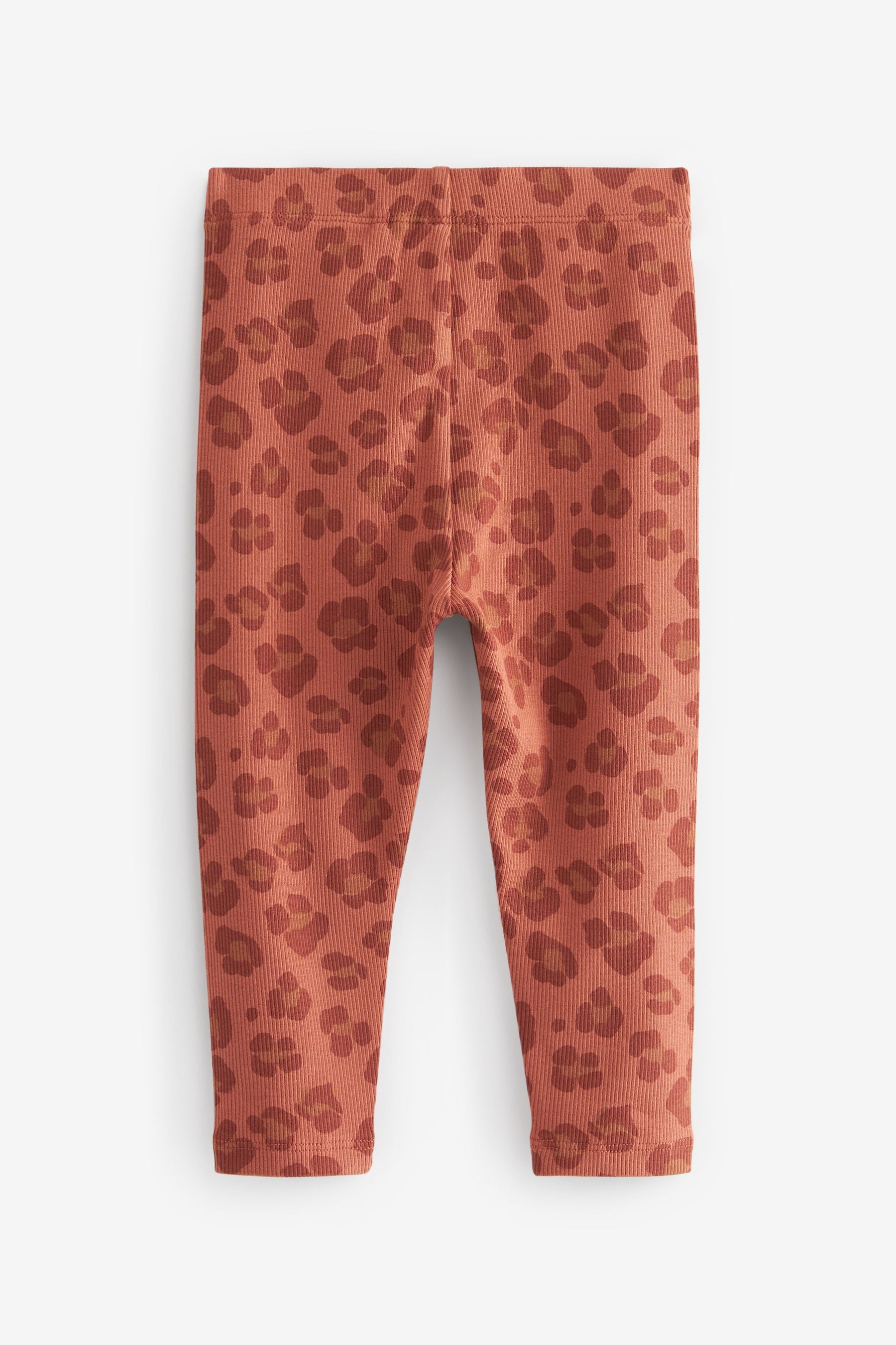 Animal Print Rib Jersey Leggings (3mths-7yrs)