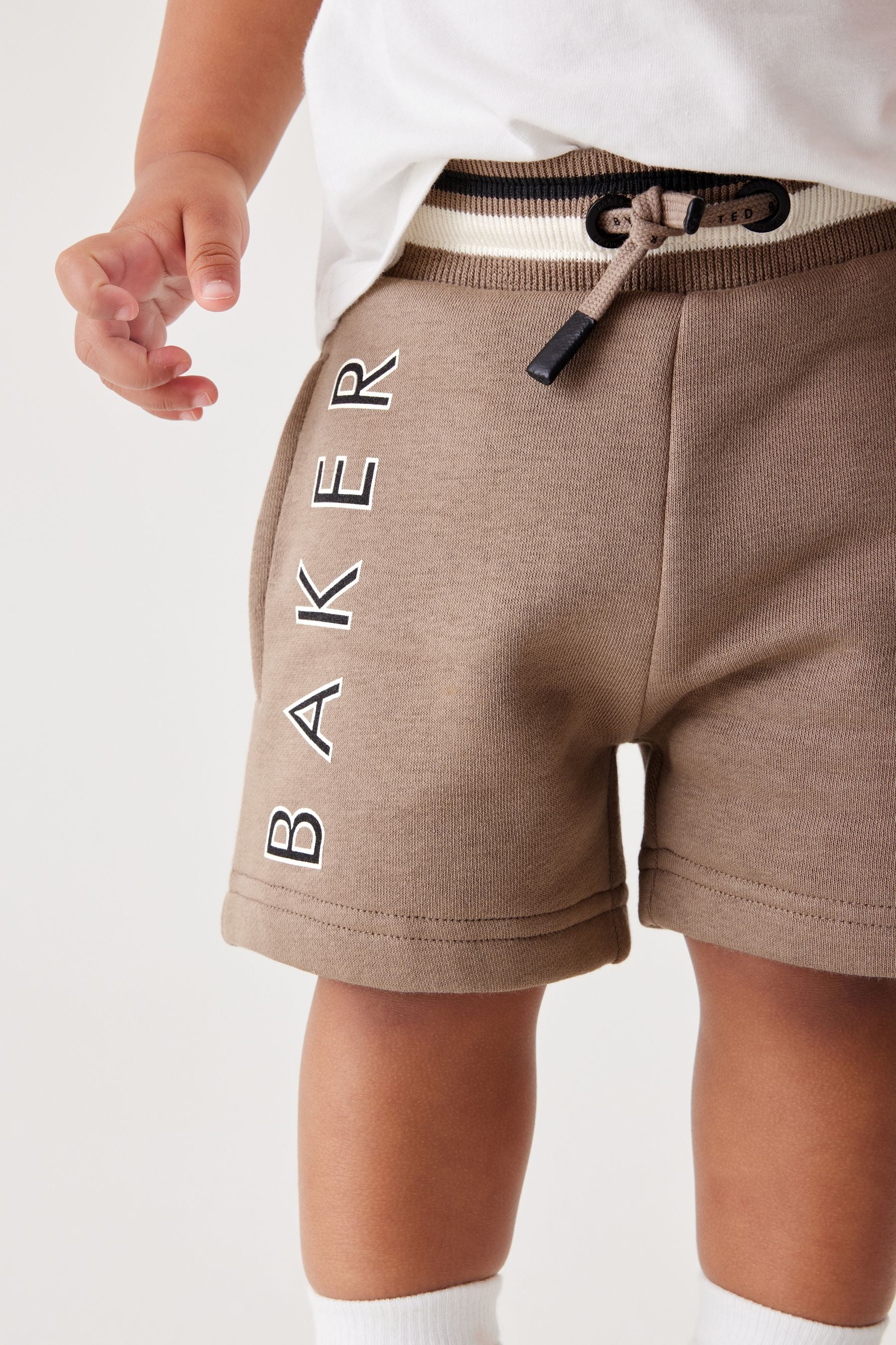 Stone Baker by Ted Baker Varsity Jacket, T-Shirt and Short Set