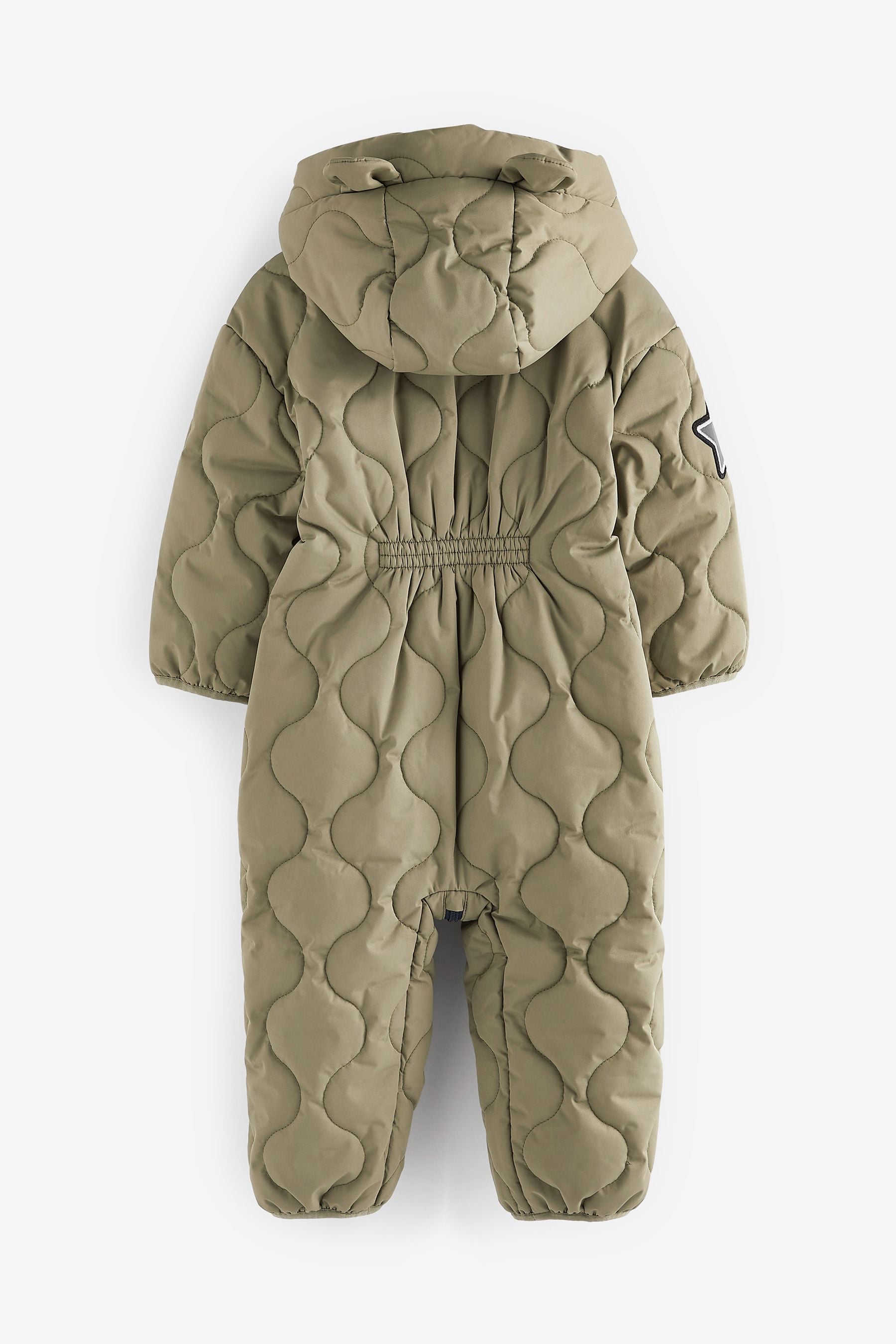 Khaki Green Quilted Snowsuit (3mths-7yrs)