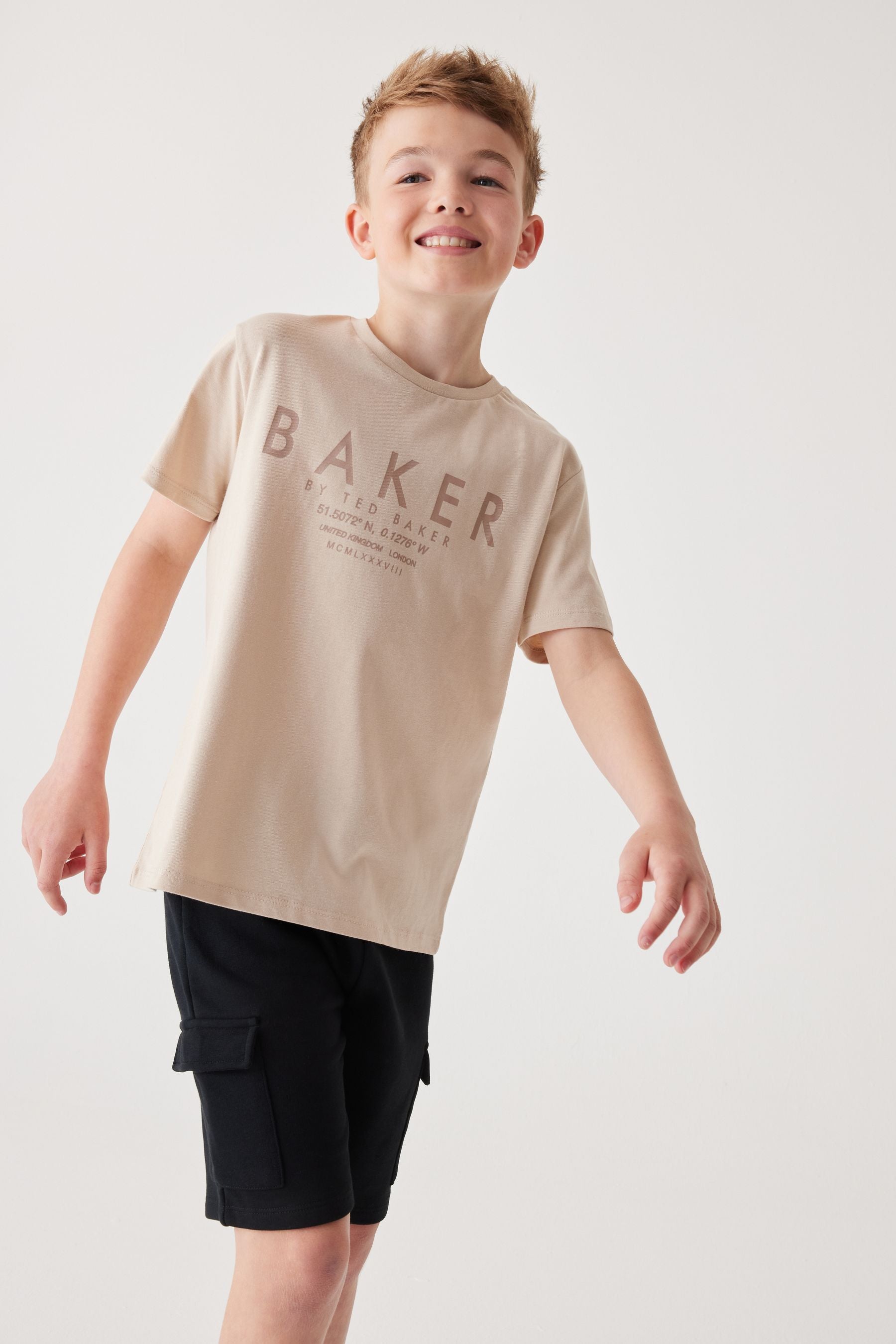 Baker by Ted Baker T-Shirt and Cargo Shorts Set