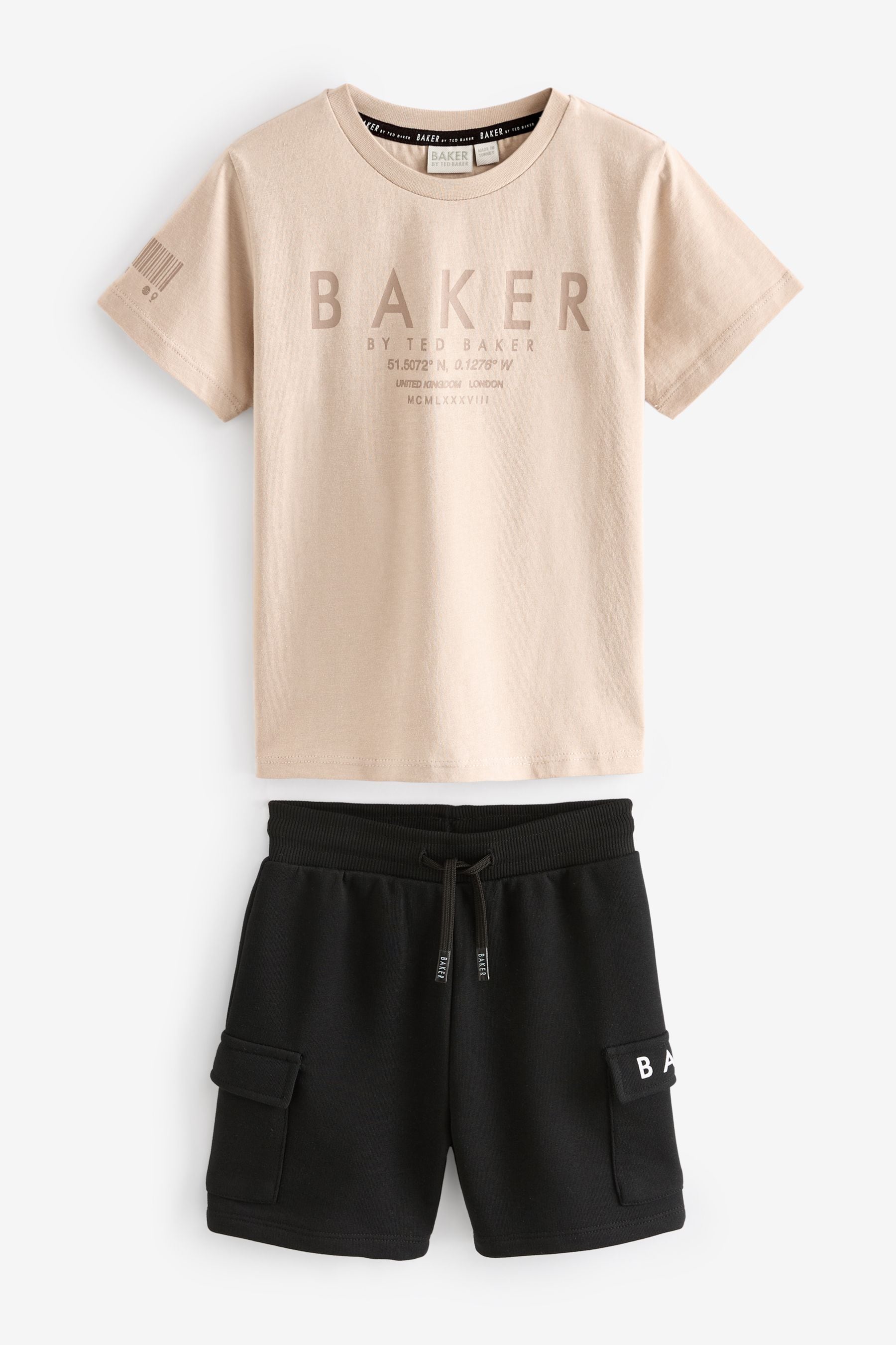 Baker by Ted Baker T-Shirt and Cargo Shorts Set