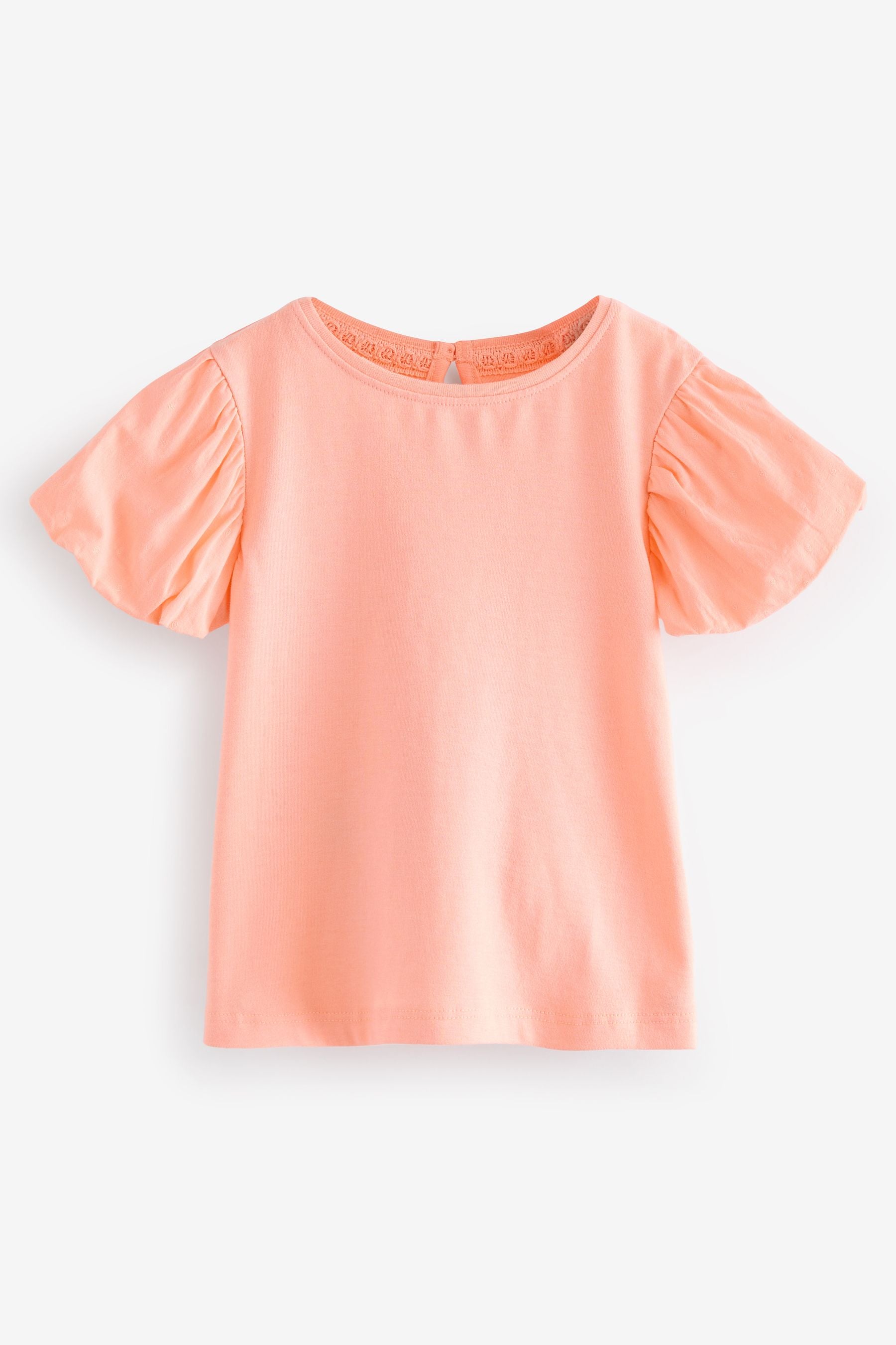 Peach Pink Puff Short Sleeve T-Shirt (3mths-7yrs)