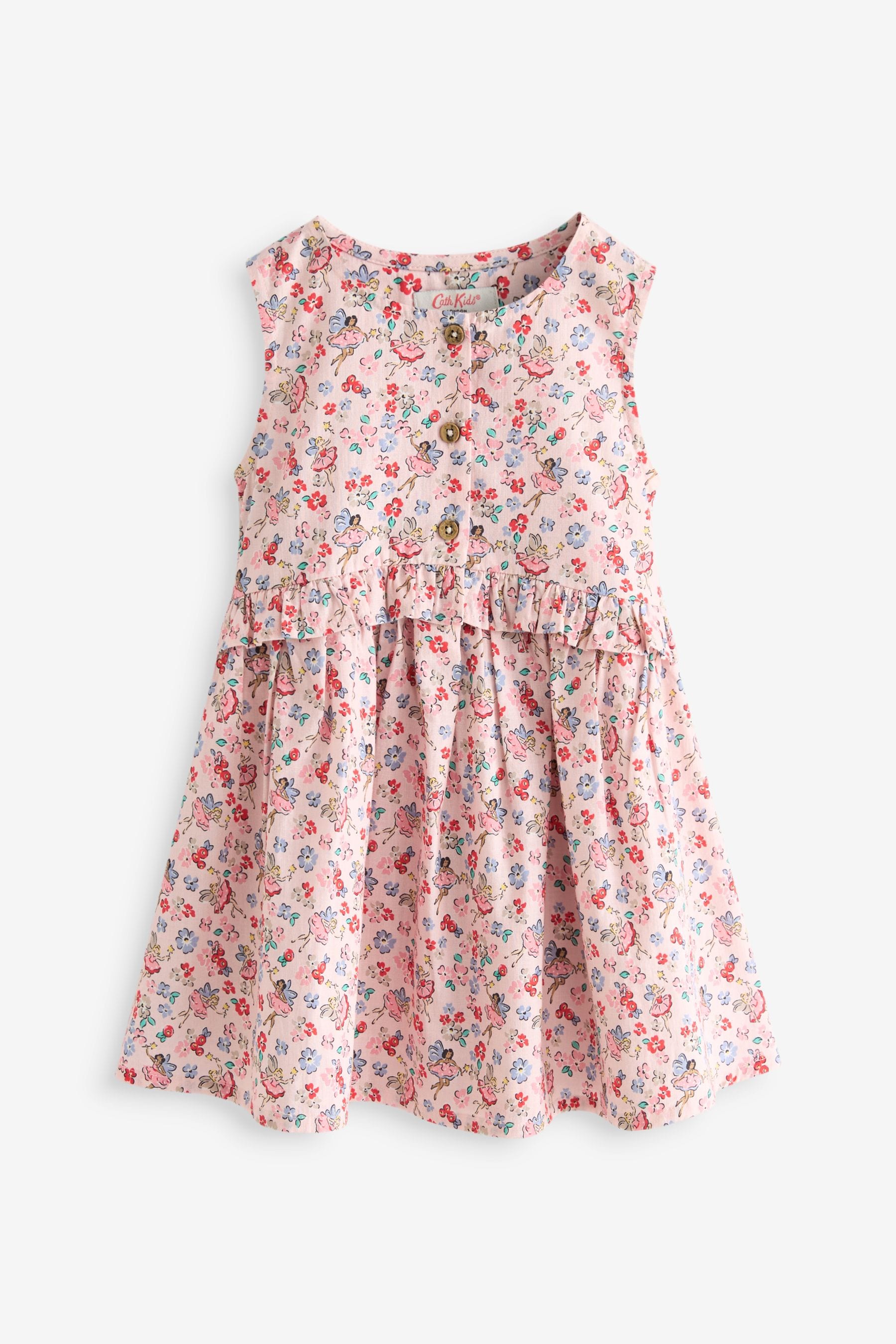 Pink Cath Kidston Fairy Print Peplum Dress (3mths-8yrs)