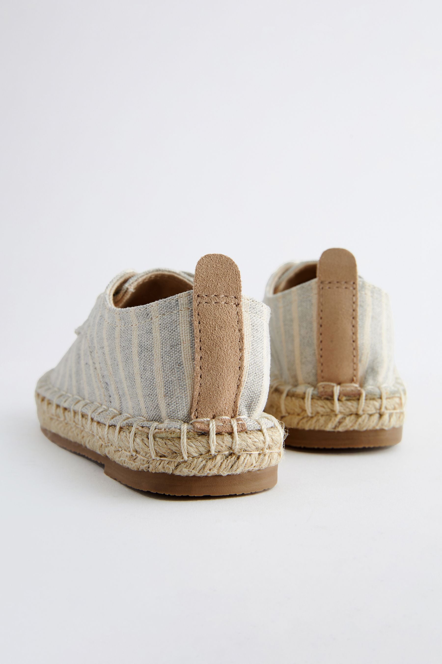 Neutral Lace-Up Espadrilles