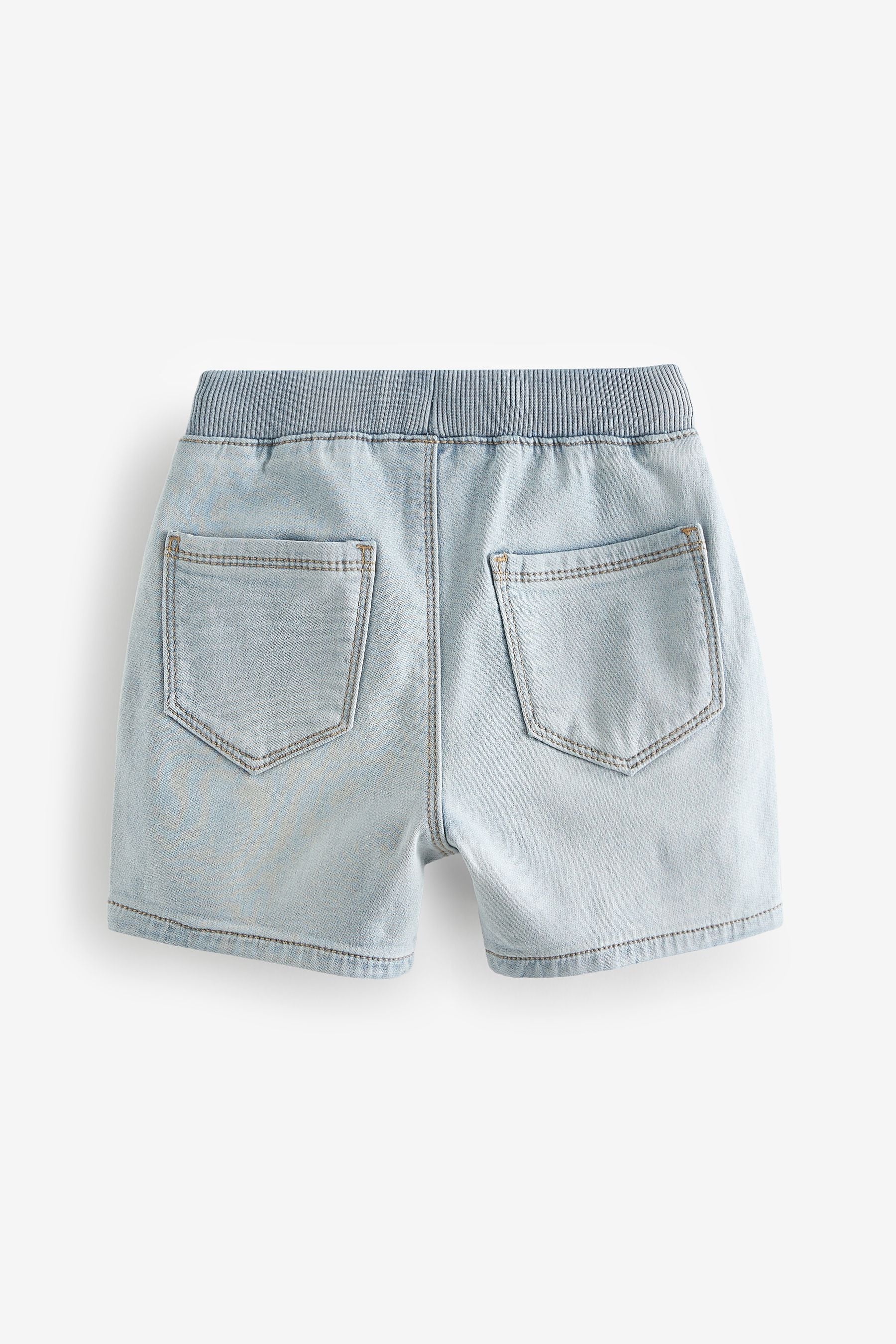 Bleach Jersey Denim Pull-On Shorts (3mths-7yrs)