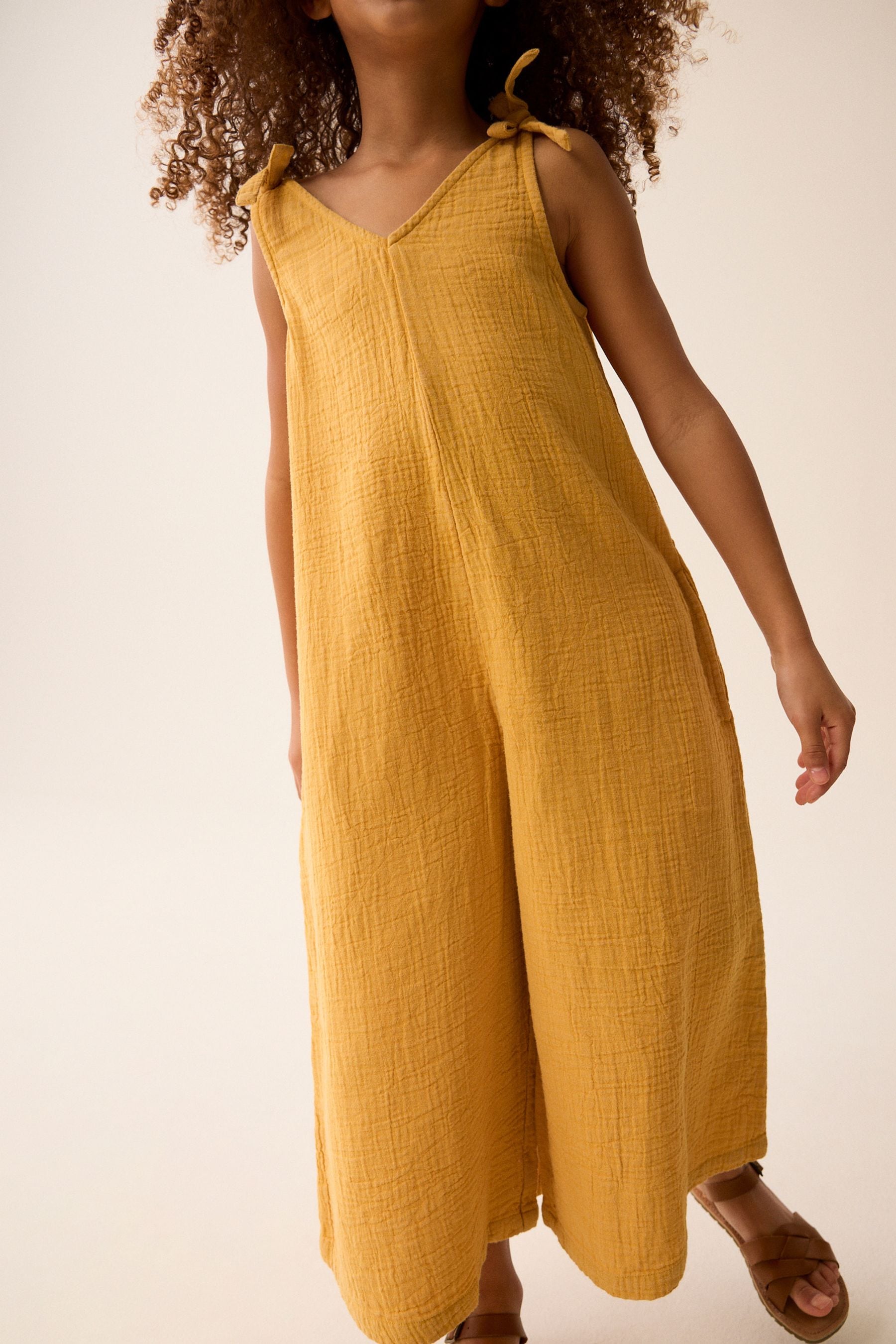 Yellow Slouchy Playsuit (3-16yrs)