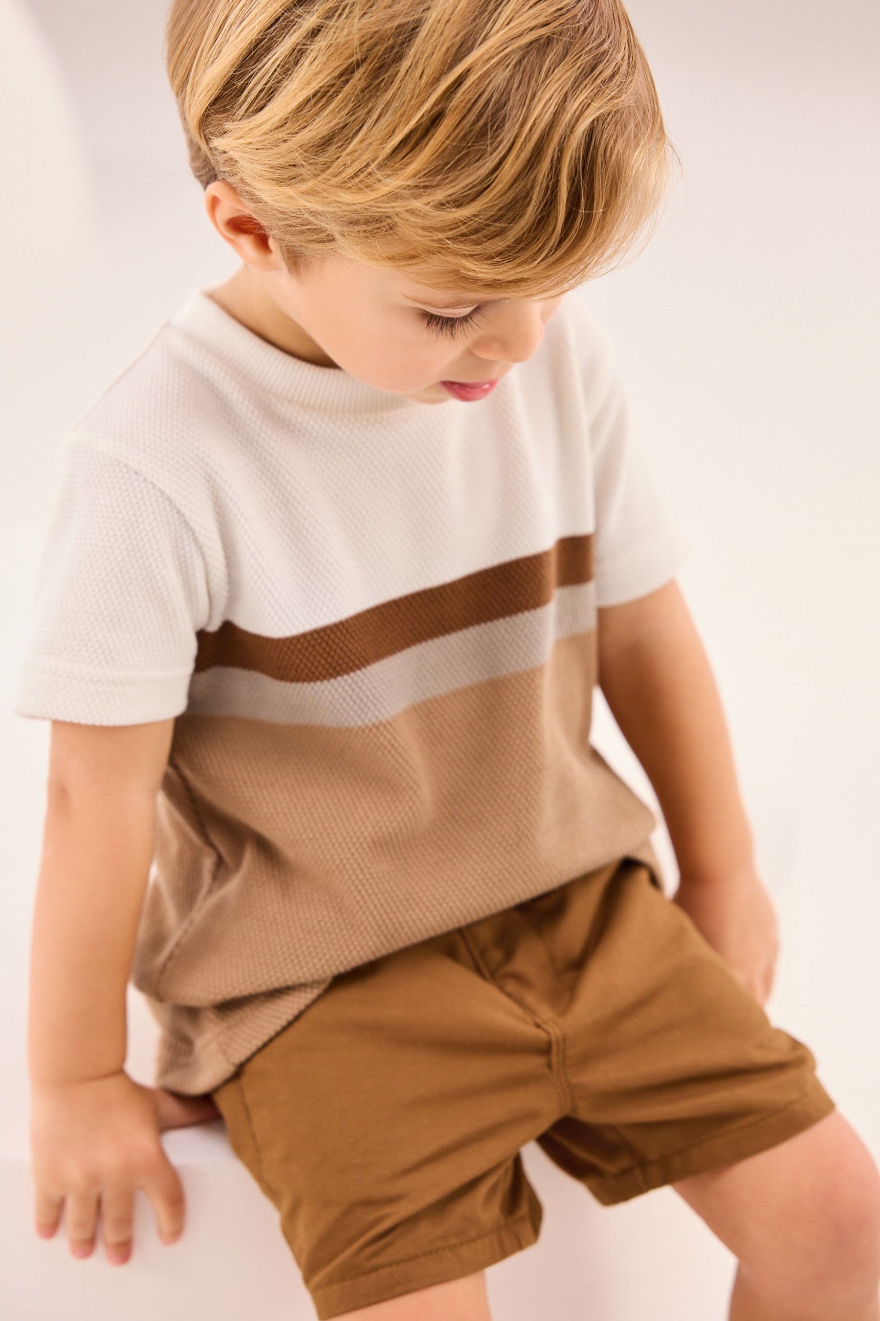 Tan Brown Chinos Shorts (3mths-7yrs)