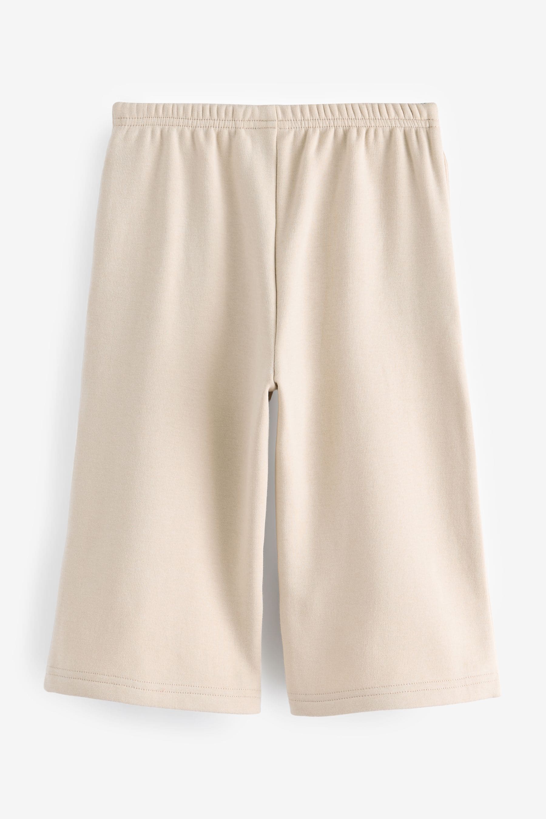 Cream Cosy Fleece Lined Wide Trousers (3mths-7yrs)