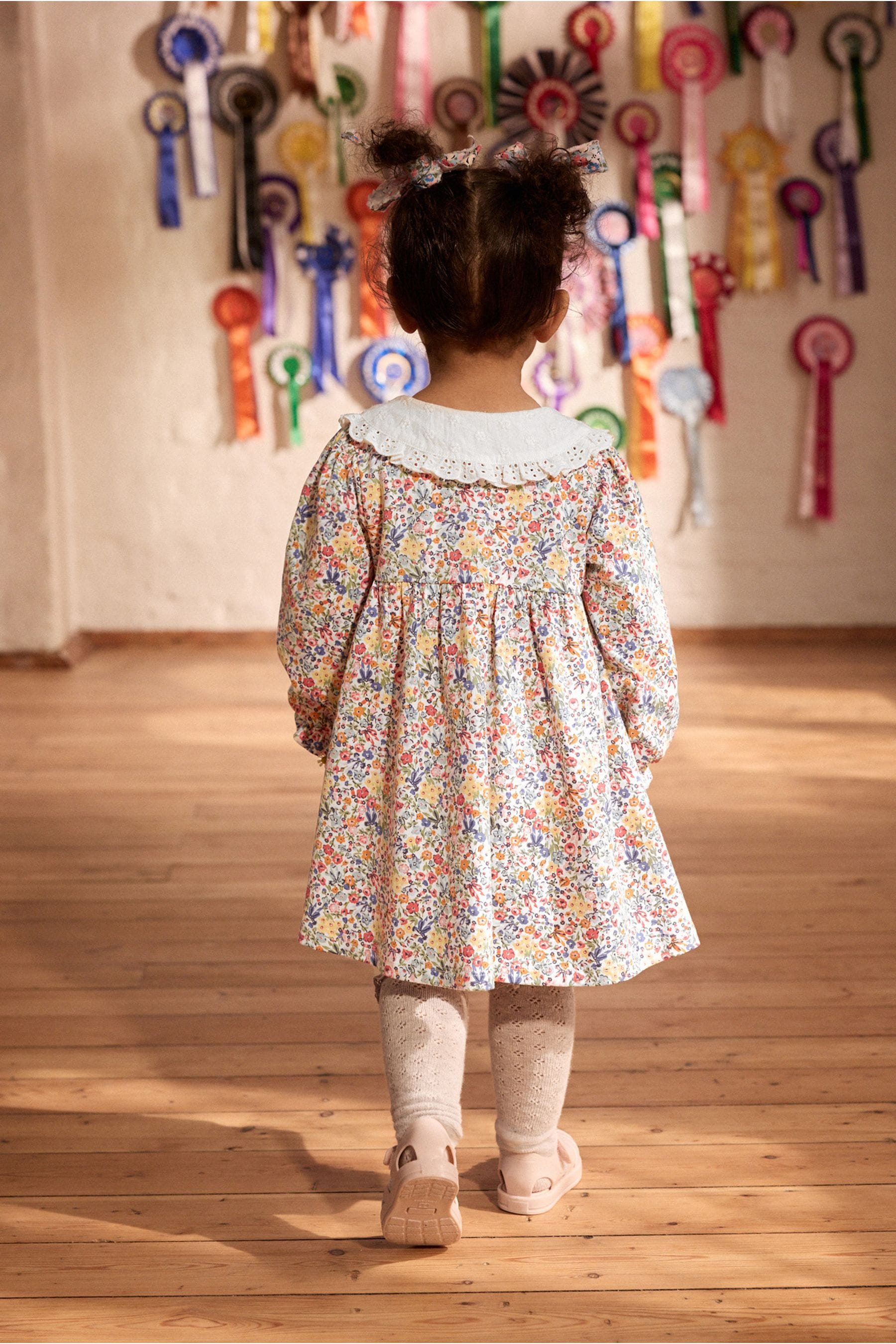 Floral Cath Kidston Collared 100% Cotton Dress (3mths-7yrs)