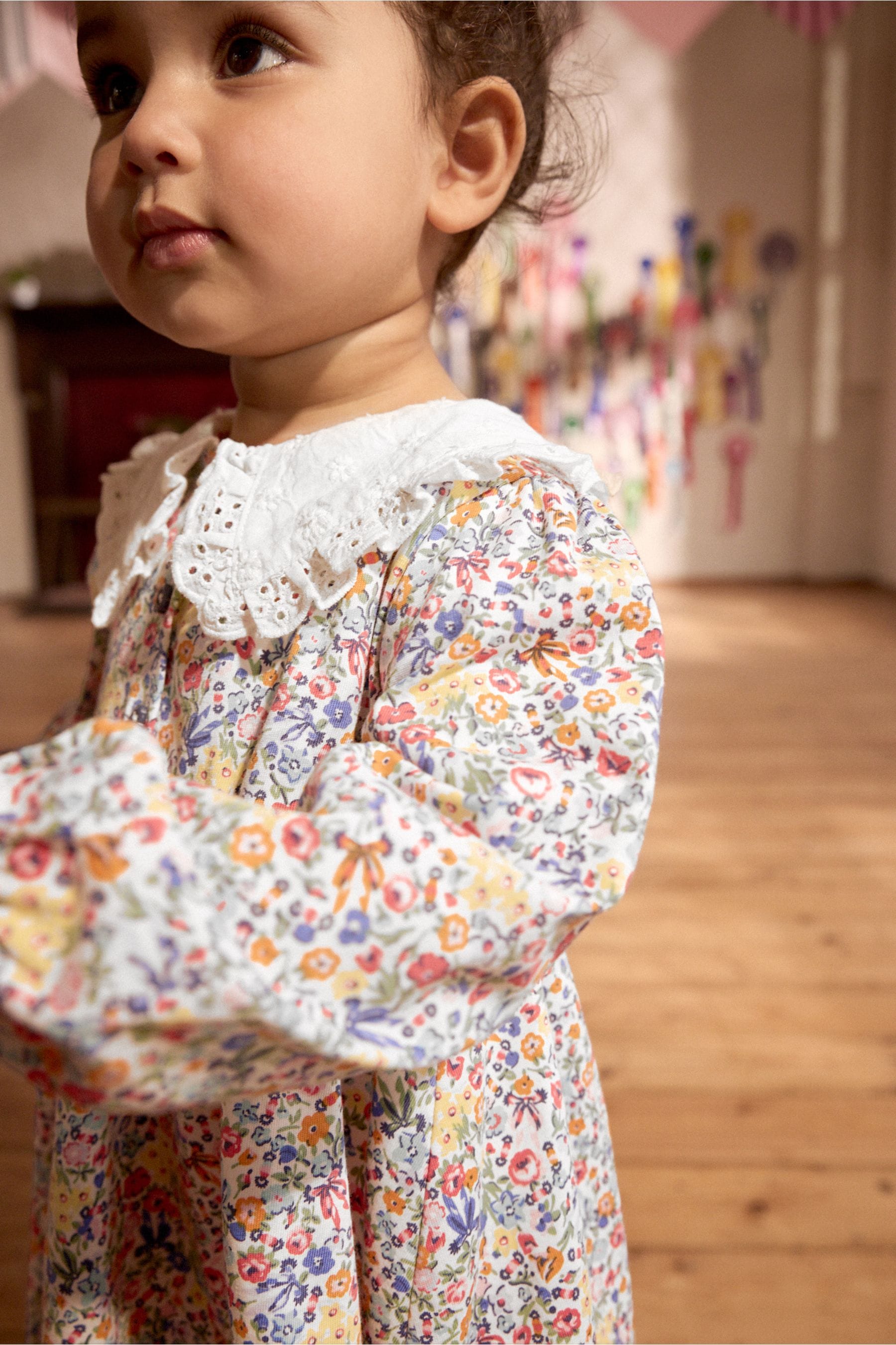 Floral Cath Kidston Collared 100% Cotton Dress (3mths-7yrs)