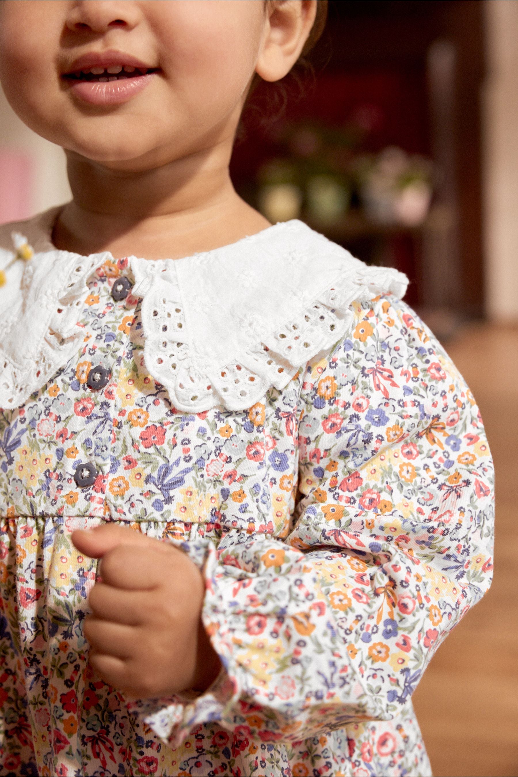 Floral Cath Kidston Collared 100% Cotton Dress (3mths-7yrs)