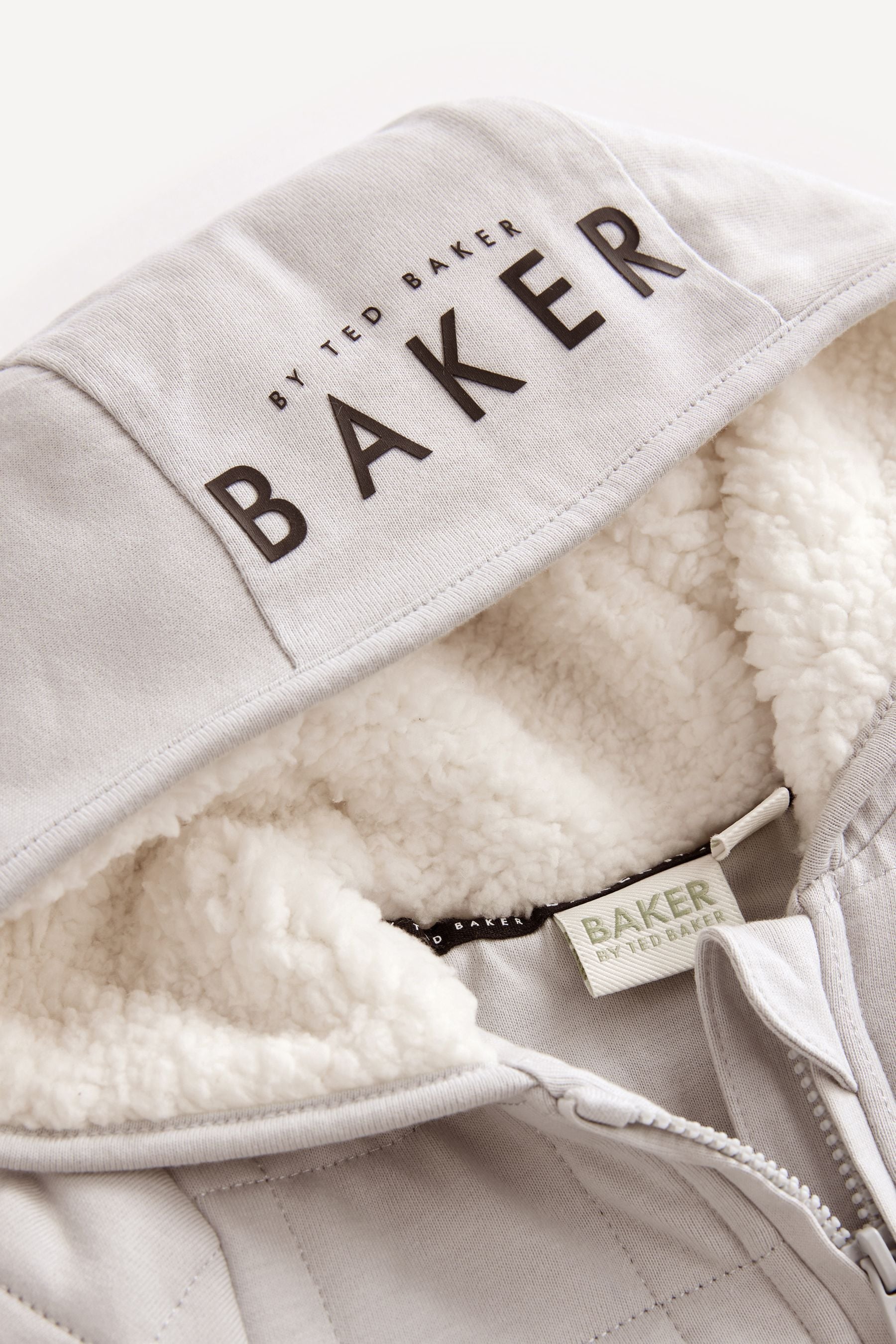 Baker by Ted Baker Grey Quilted Snuggle Suit