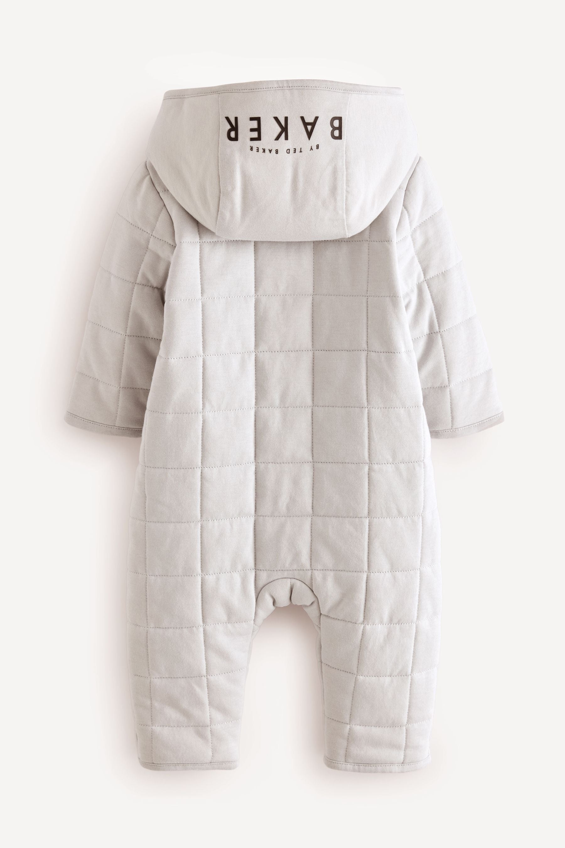 Baker by Ted Baker Grey Quilted Snuggle Suit