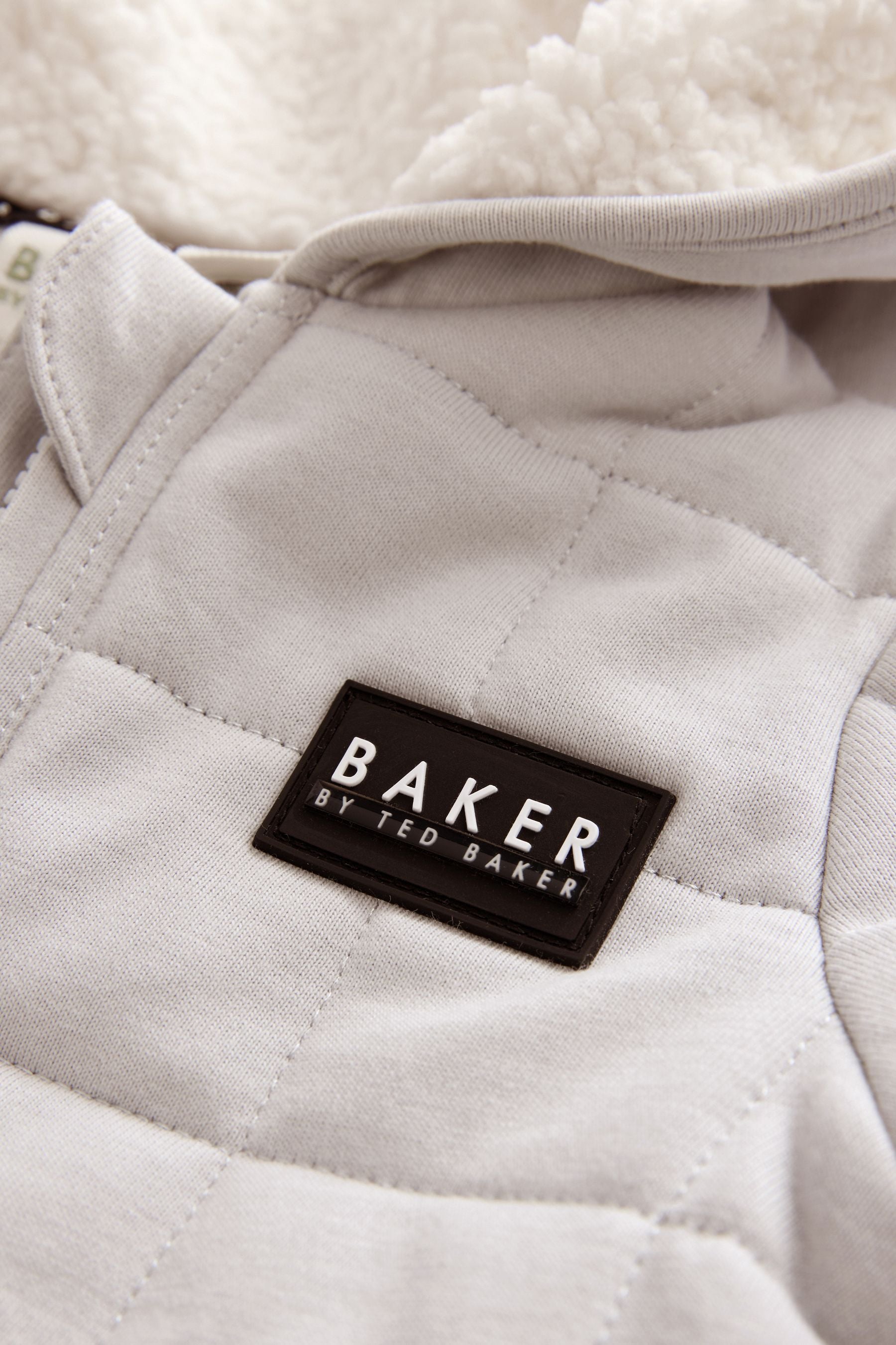 Baker by Ted Baker Grey Quilted Snuggle Suit