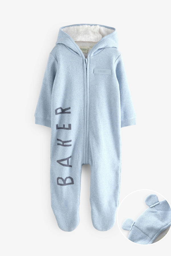 Blue Baker by Ted Baker Blue Knitted Snugglesuit