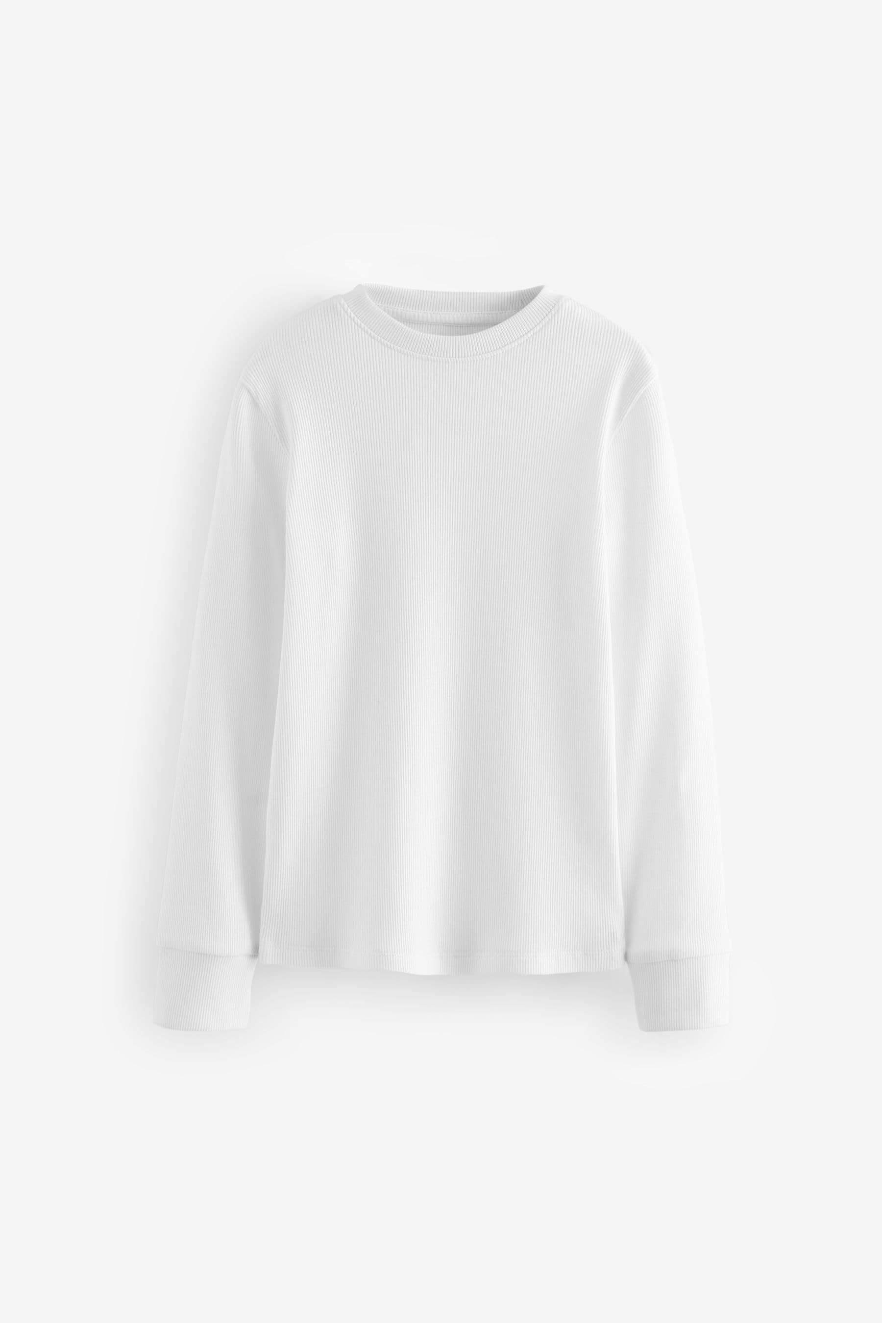 White Long Sleeve T-Shirts 3 Pack (1.5-16yrs)