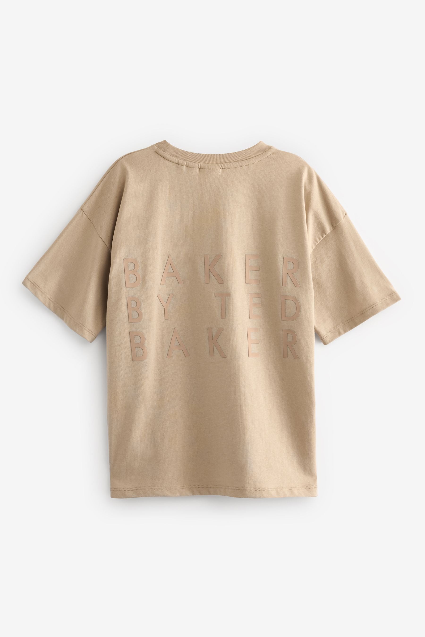 Baker by Ted Baker Oversized Stone 100% Cotton T-Shirt