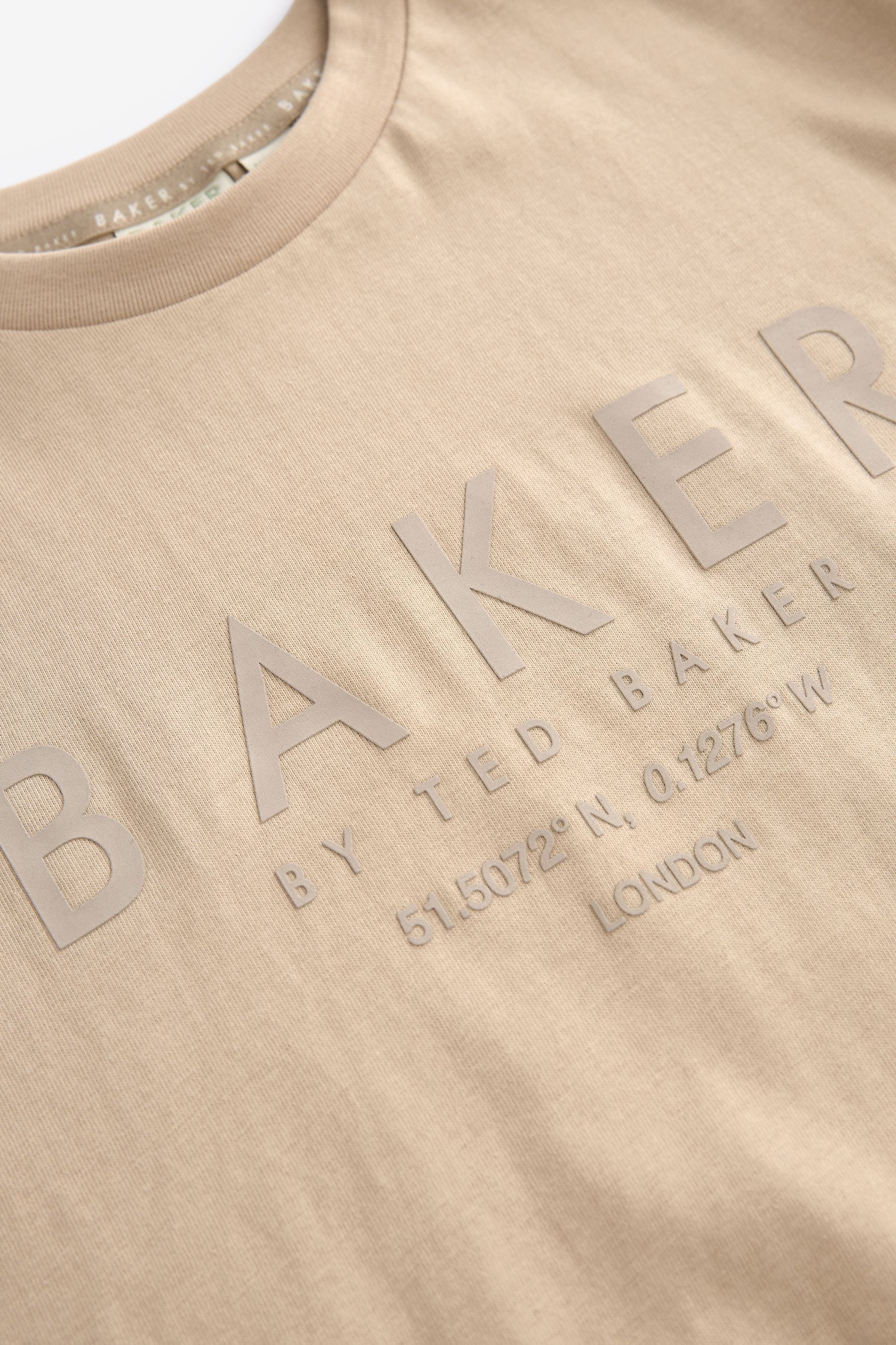 Baker by Ted Baker Oversized Stone 100% Cotton T-Shirt