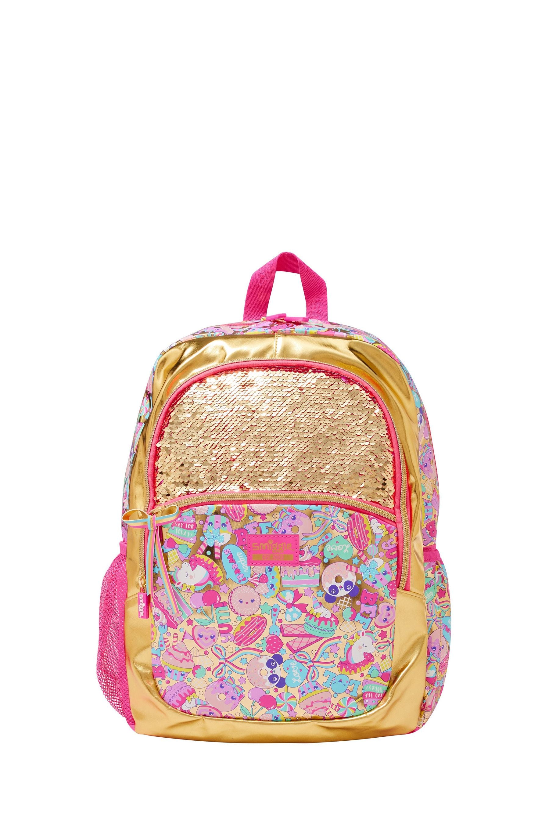 Smiggle Gold 20th Birthday Classic Backpack