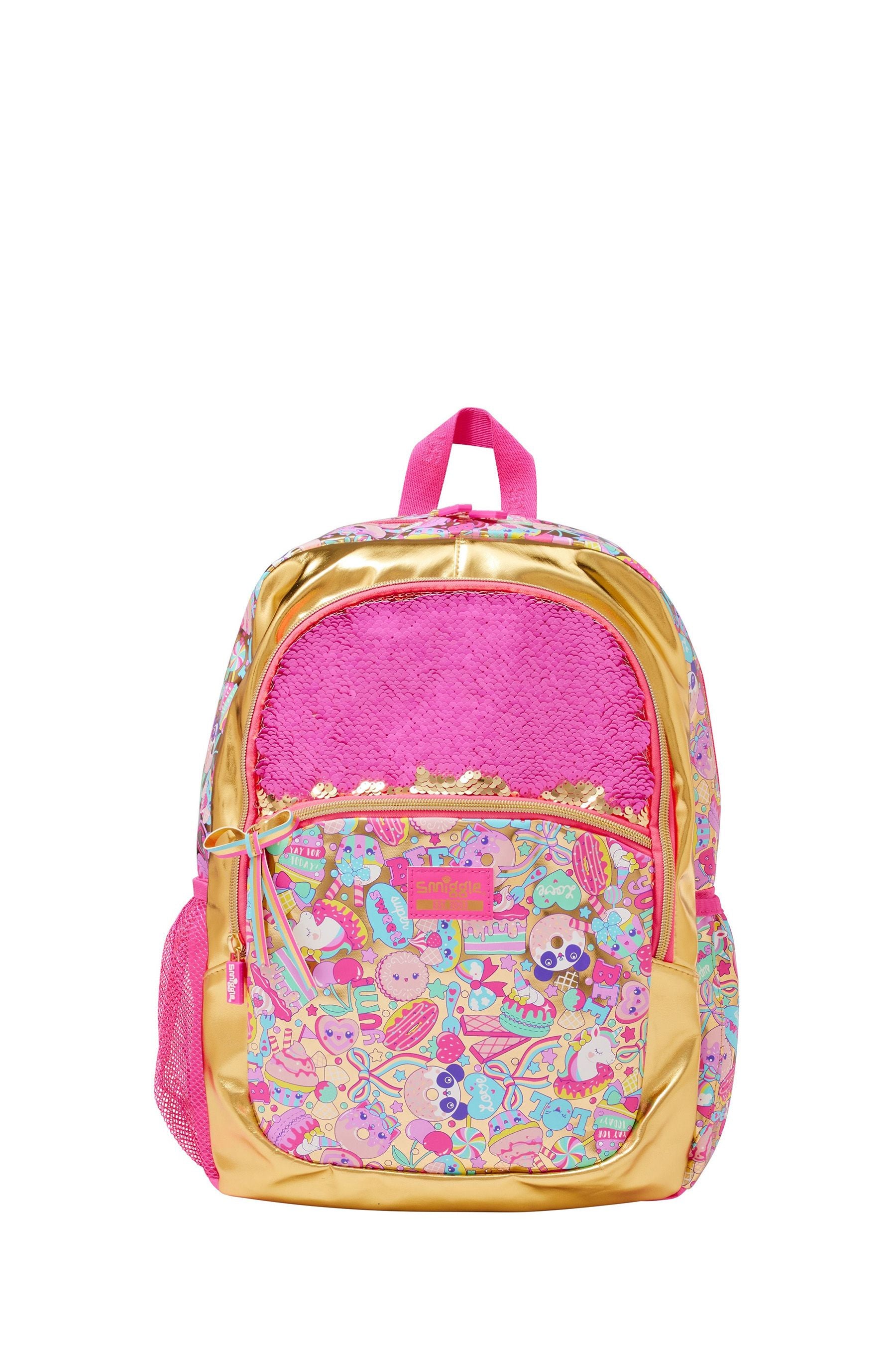 Smiggle Gold 20th Birthday Classic Backpack