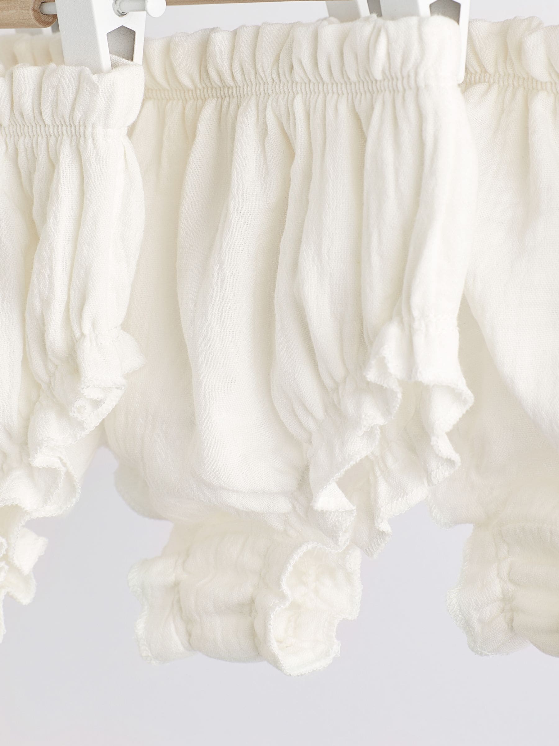 White 100% Cotton Baby Knickers 3 Pack (0mths-2yrs)