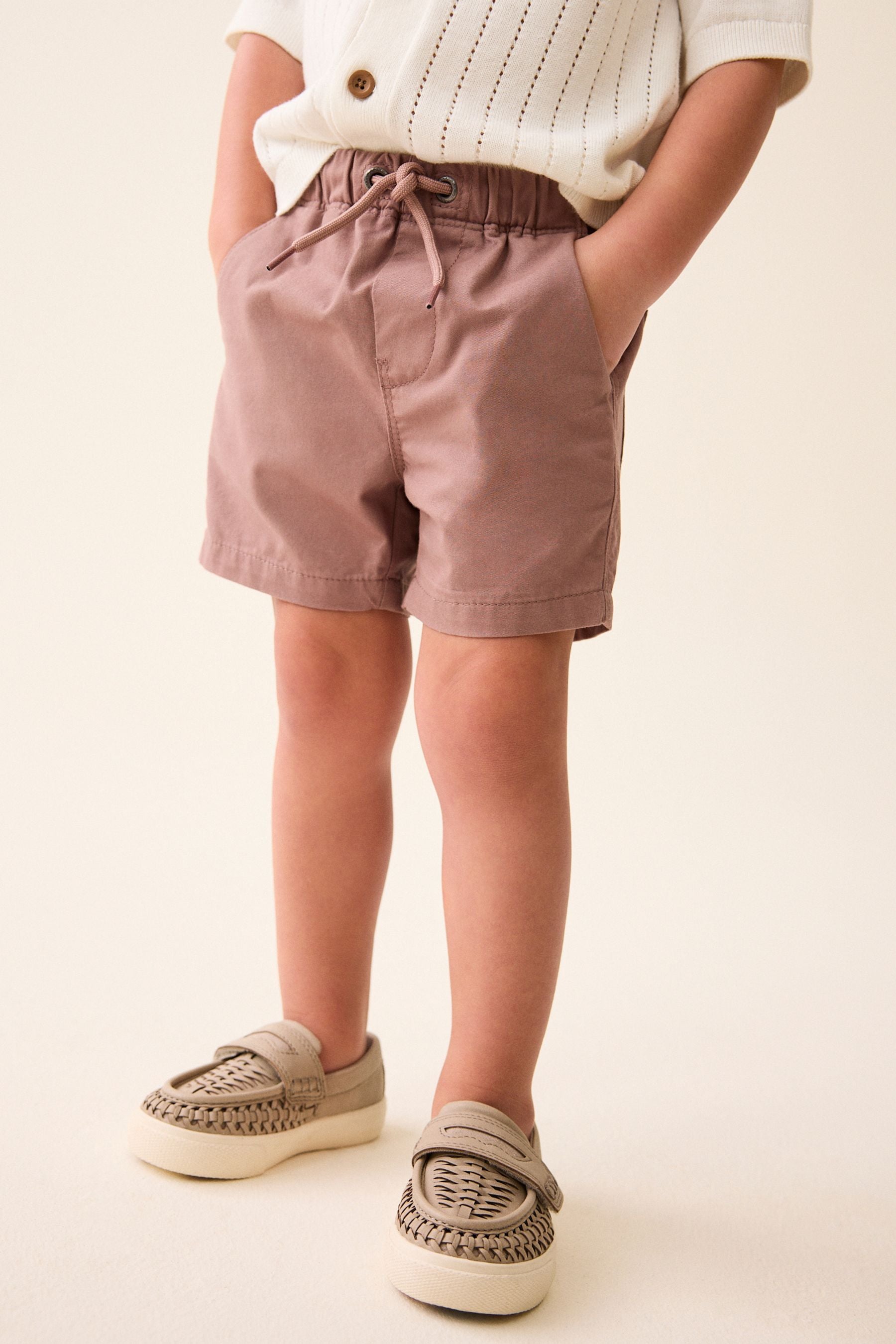 Dark Pink Pull-On Shorts (3mths-7yrs)