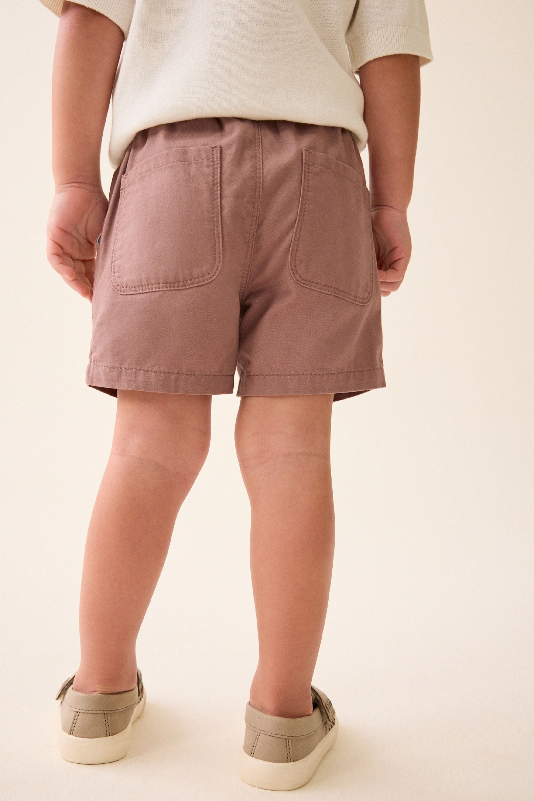 Dark Pink Pull-On Shorts (3mths-7yrs)